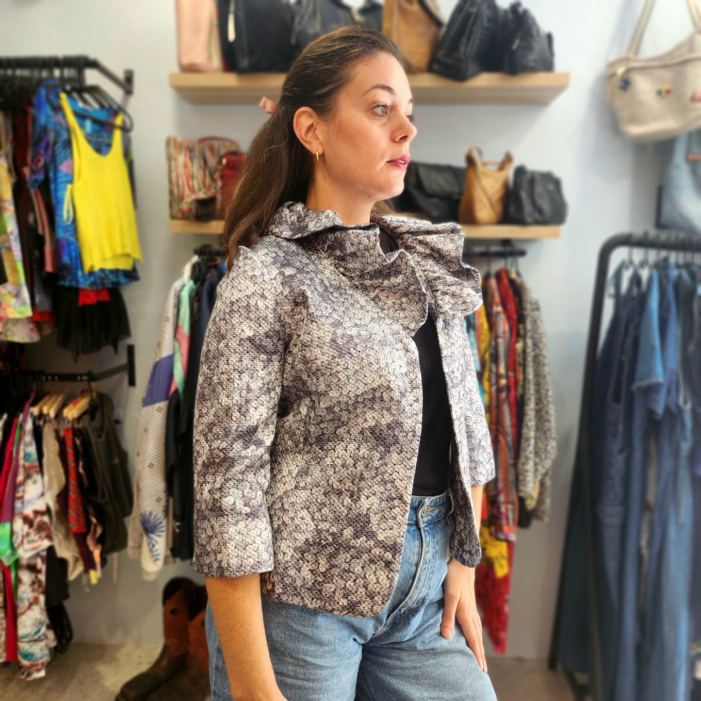 Silver Vintage Blazer