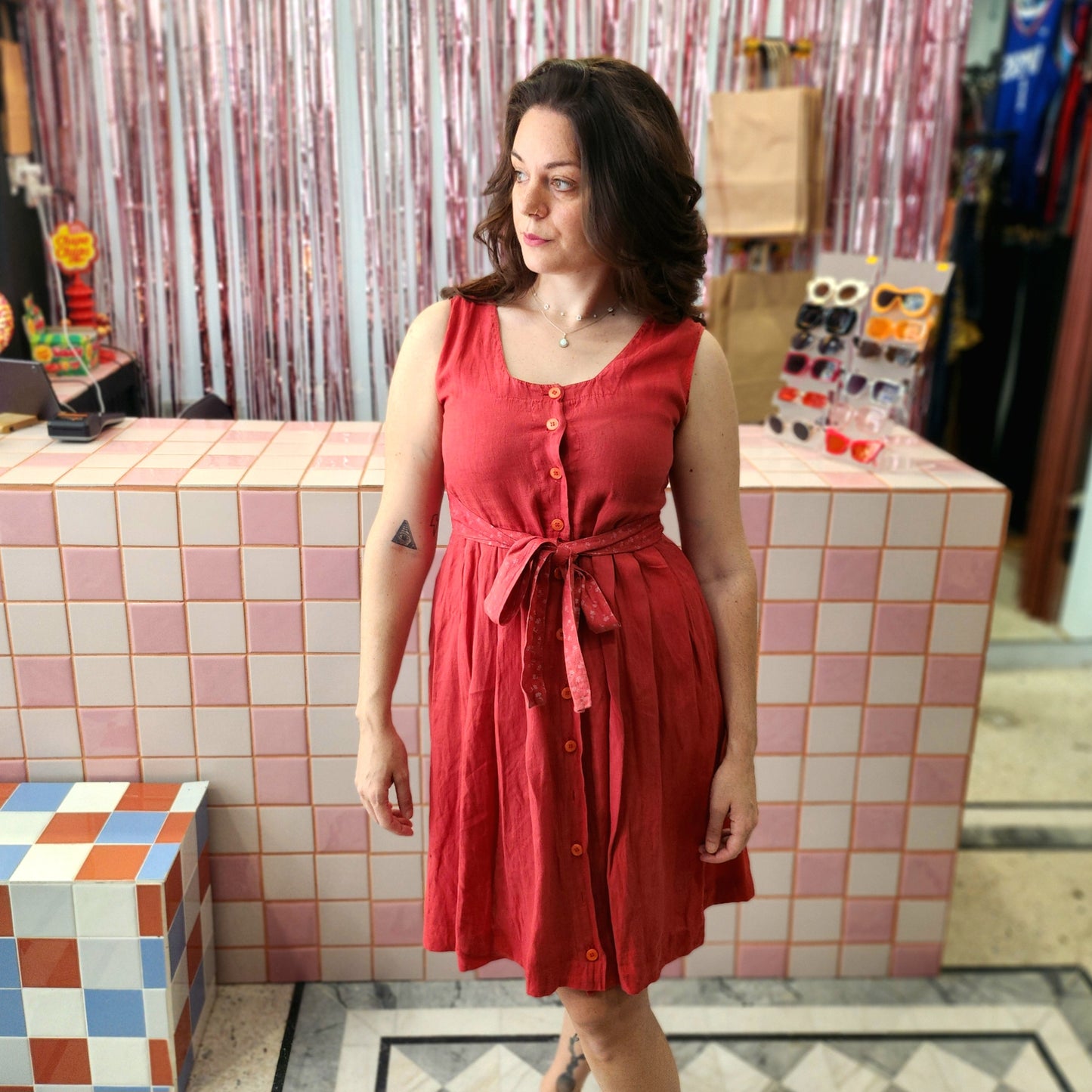 Cute Linen Dress