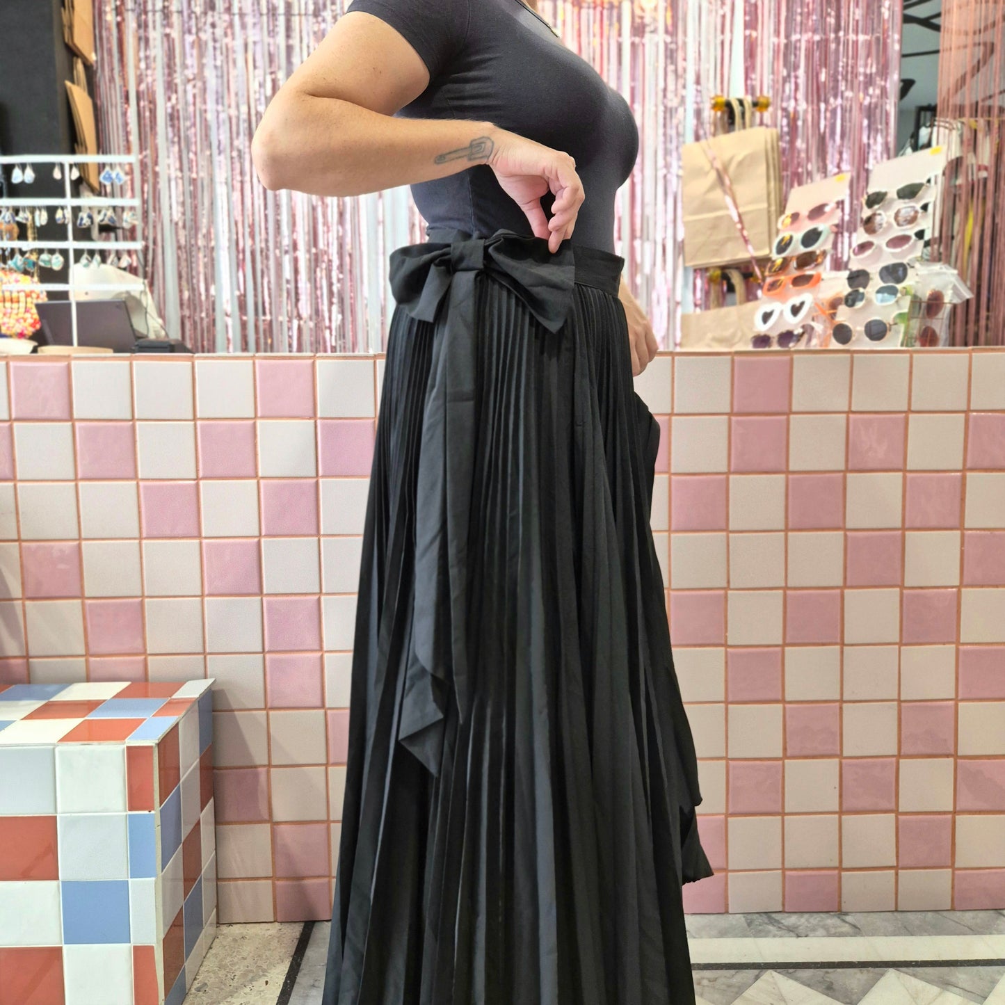 Beautiful Maxi Pleated Skirt