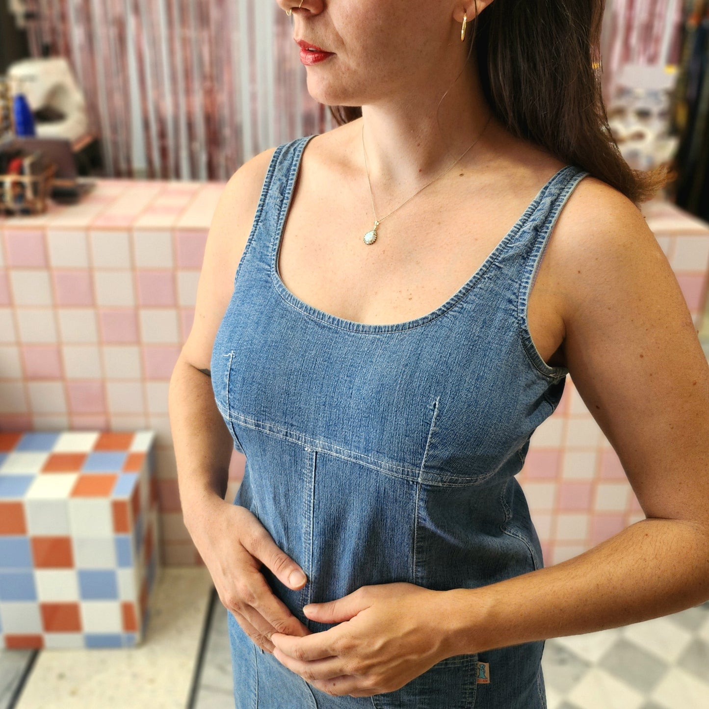 Denim Mini Dress