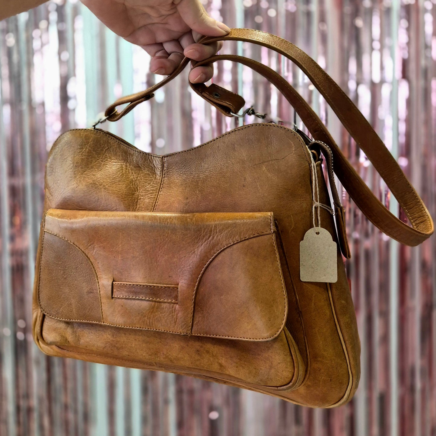 Vintage Leather Shoulder Bag