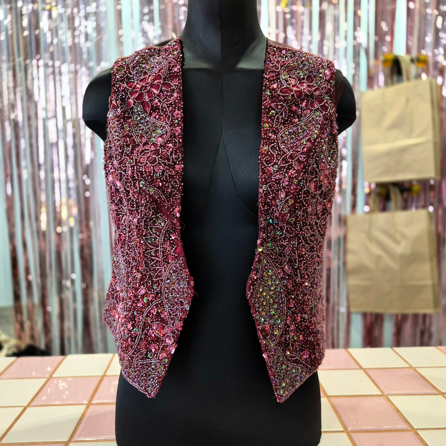 Beautiful Vintage Beaded Vest