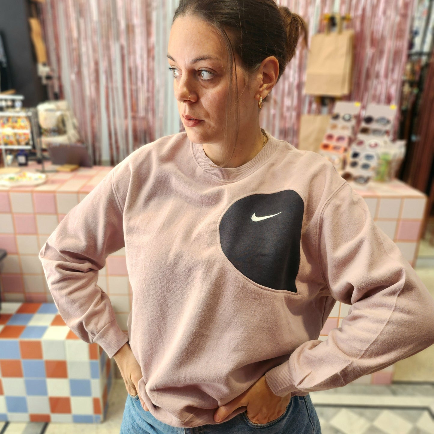 Reworked Nike Sweatshirt