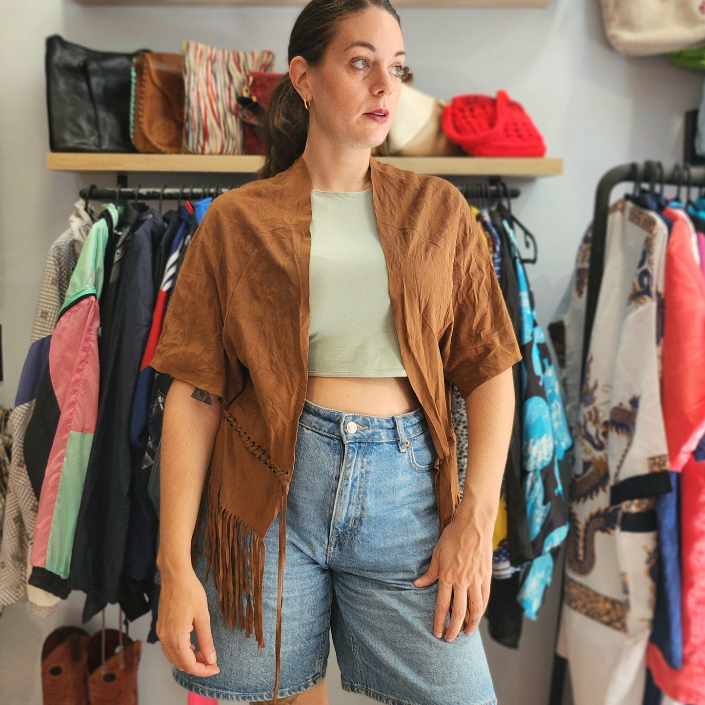 Western Duster with Fringe