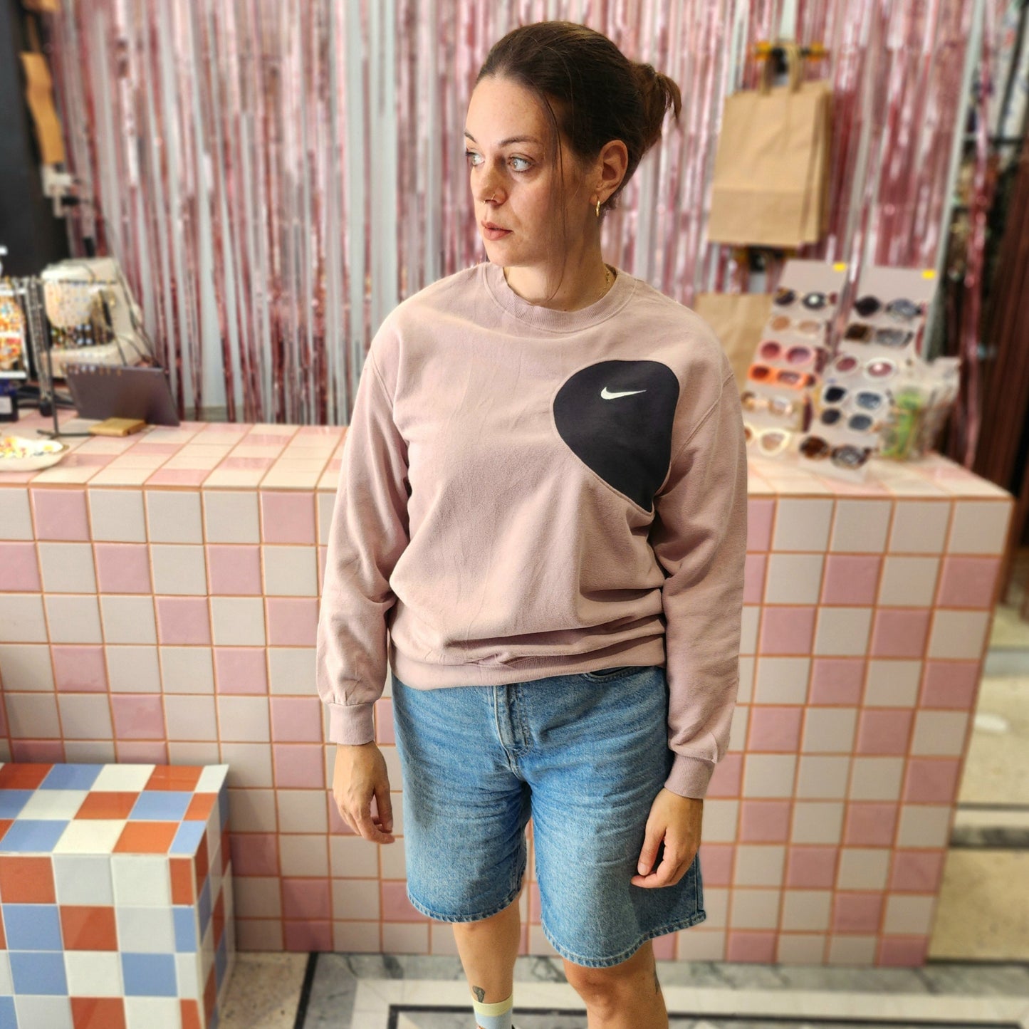 Reworked Nike Sweatshirt