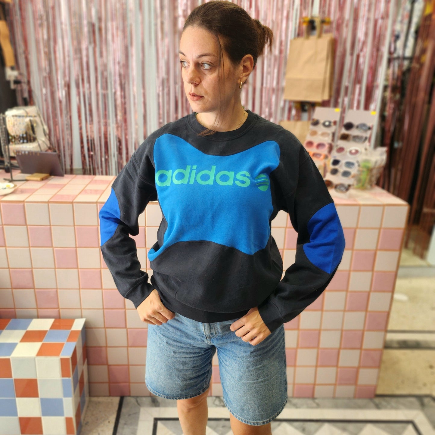 Reworked Adidas Sweatshirt