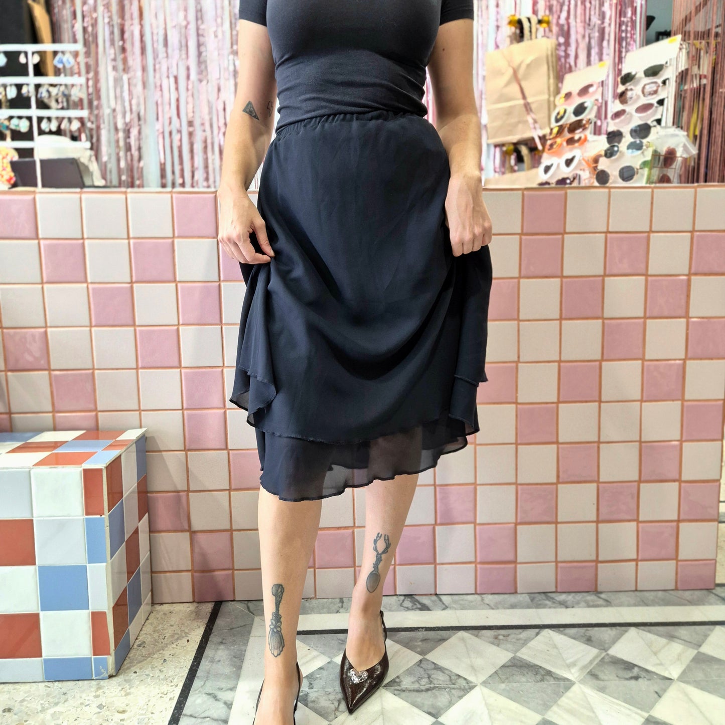 Flowy Blue Skirt