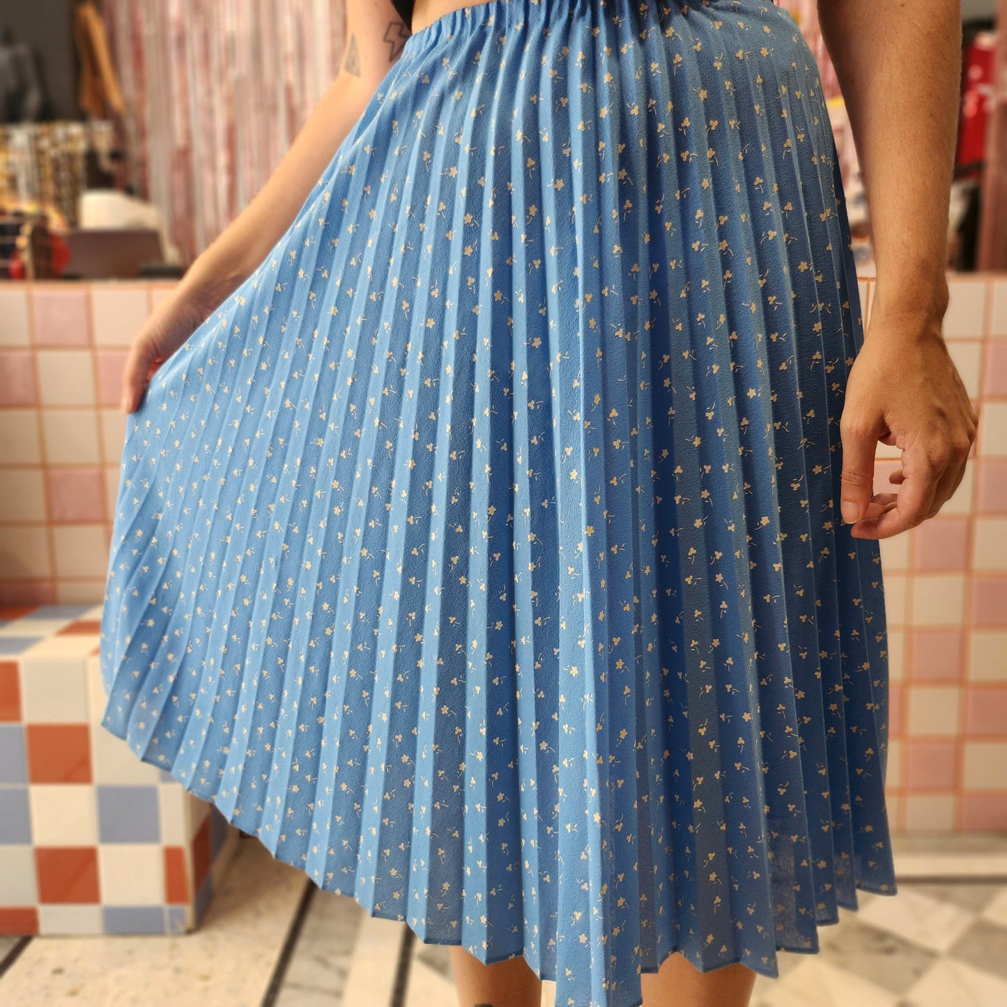 Vintage Pleated Skirt