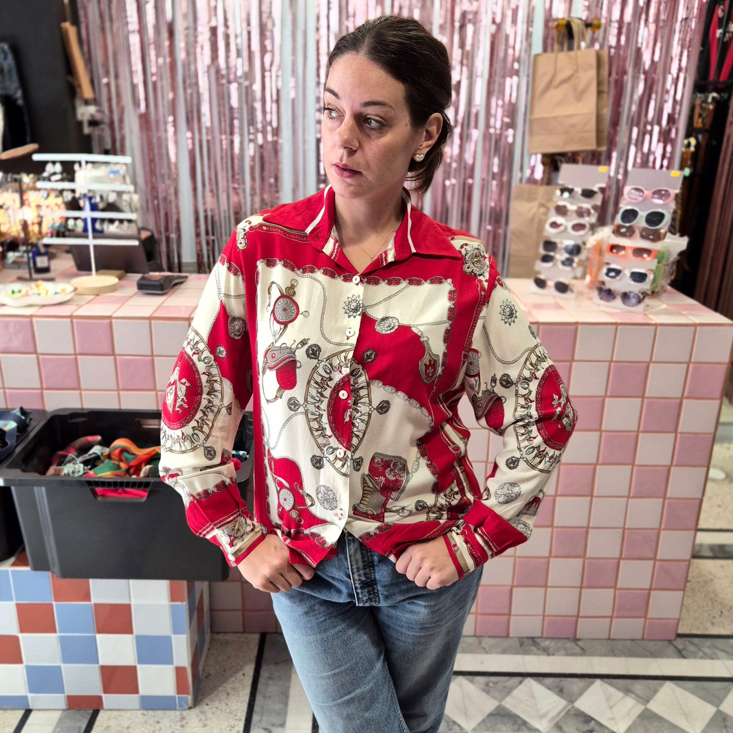 Beautiful Vintage Patterned Shirt