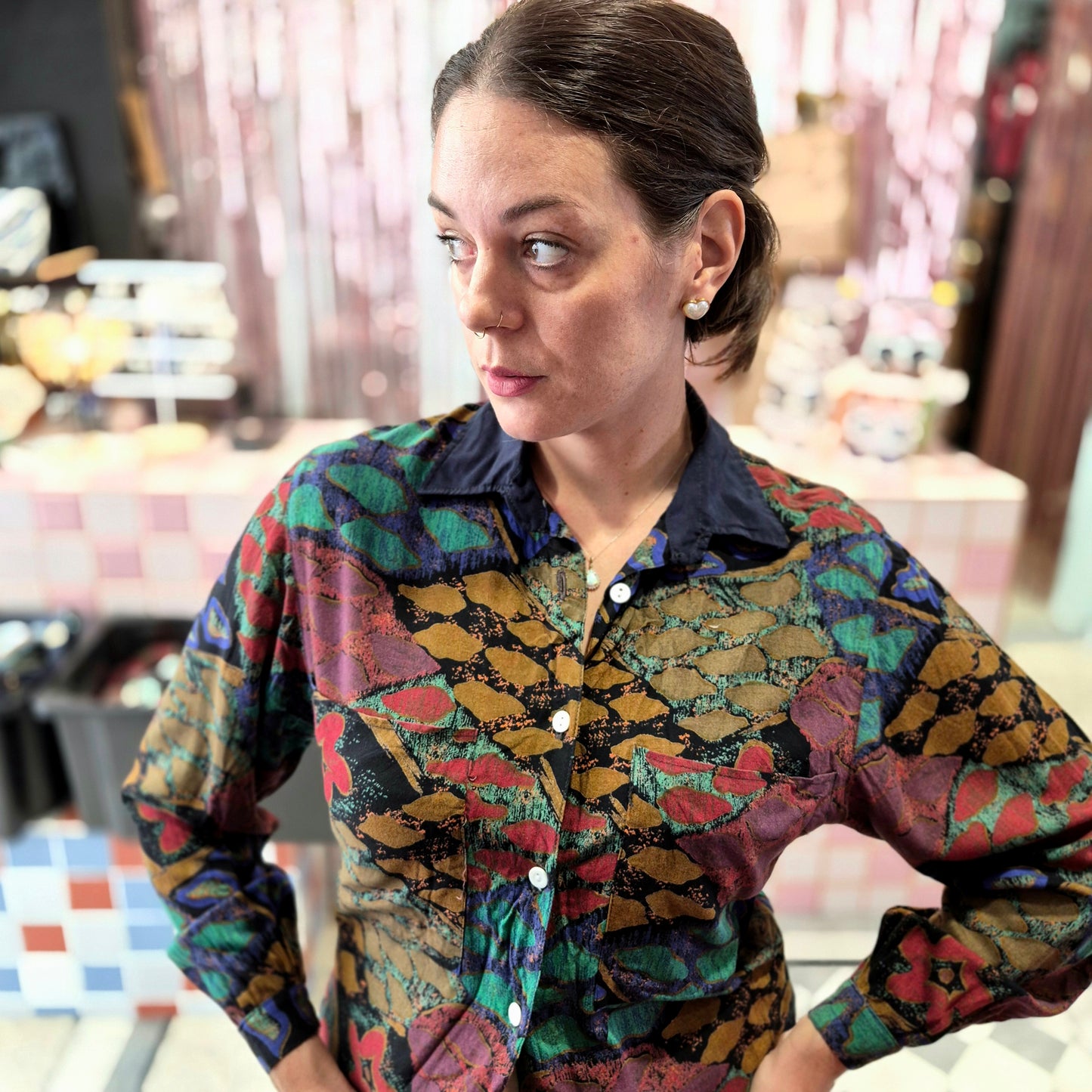 Vintage Patterned Shirt
