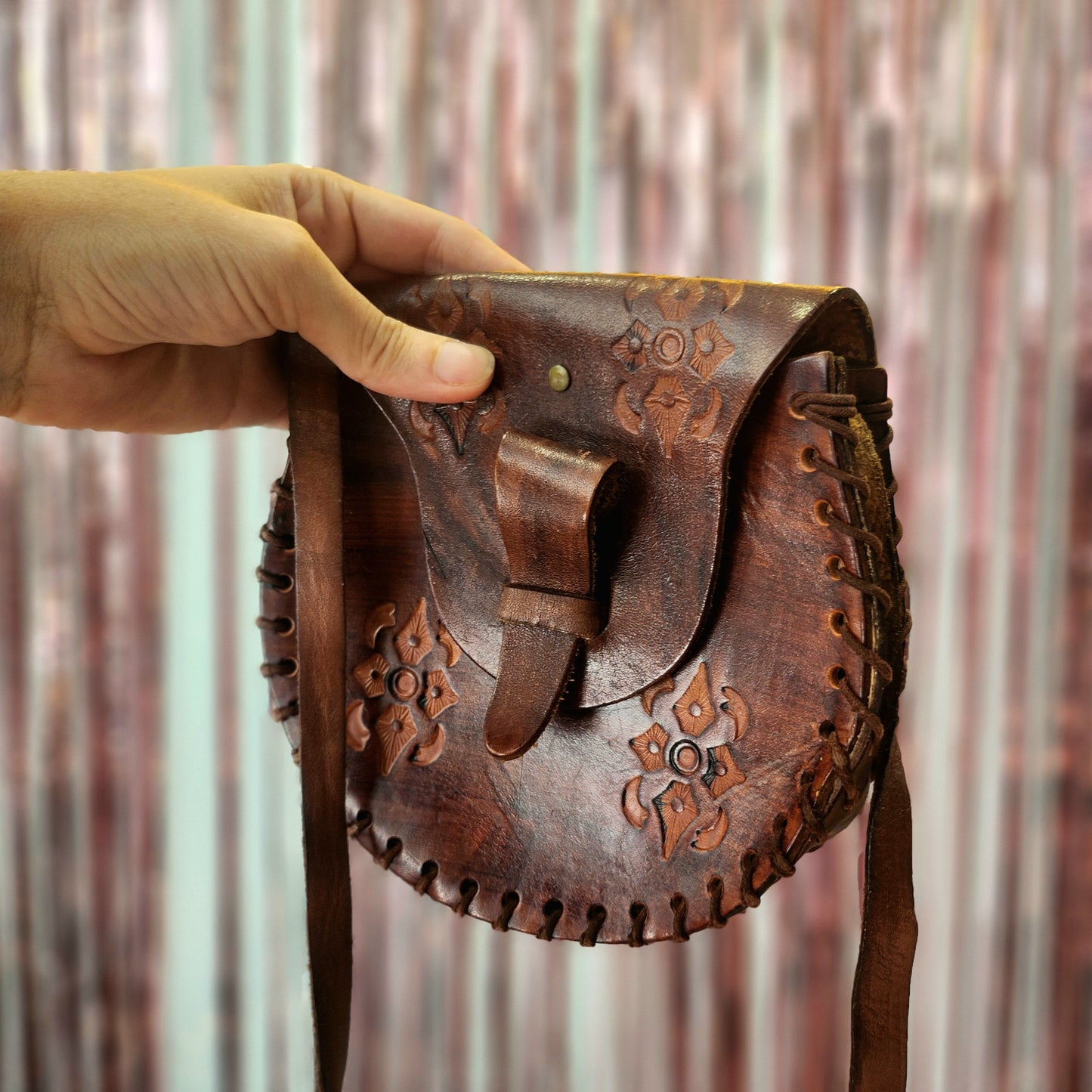 Mini Textured Leather Bag