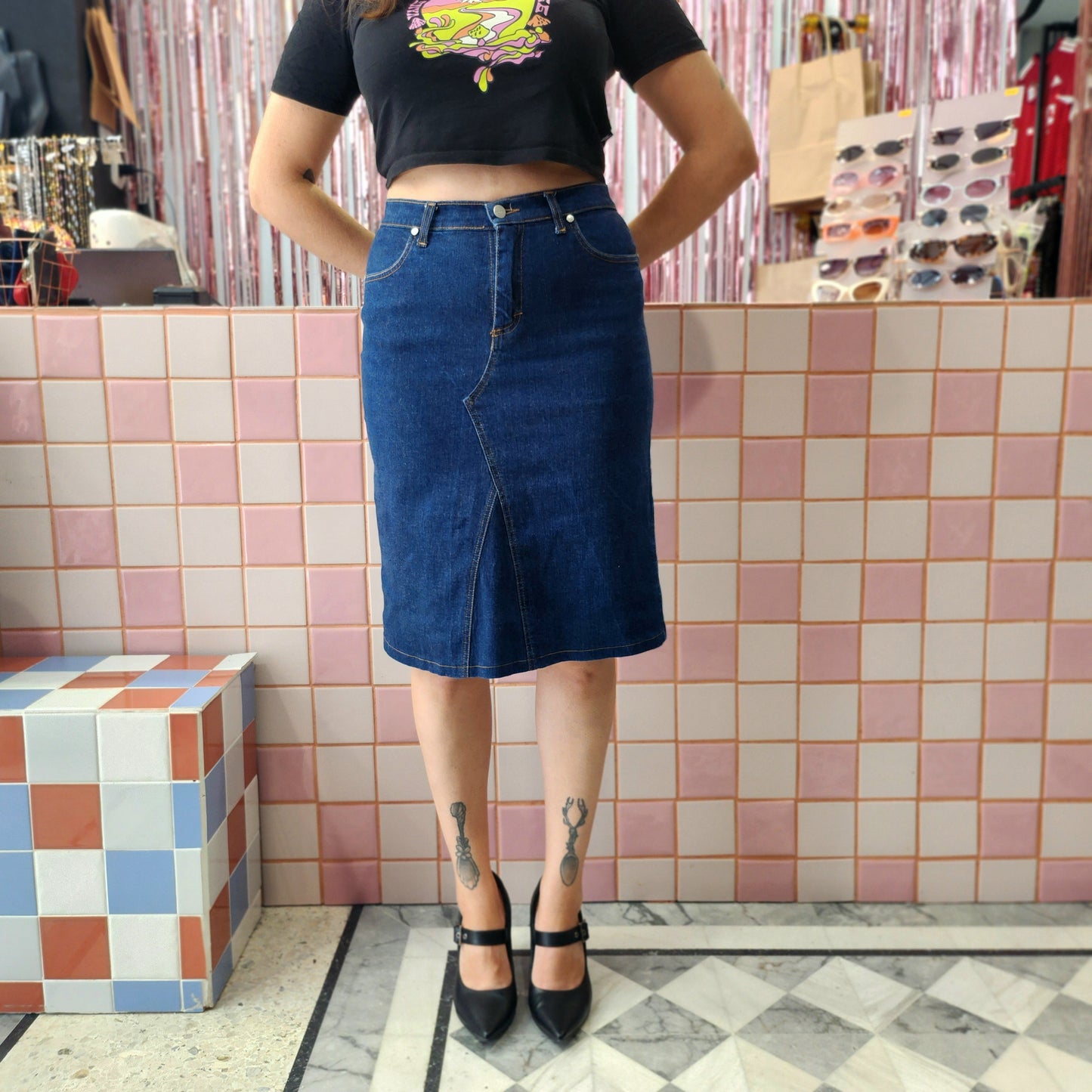 Classic Denim Skirt