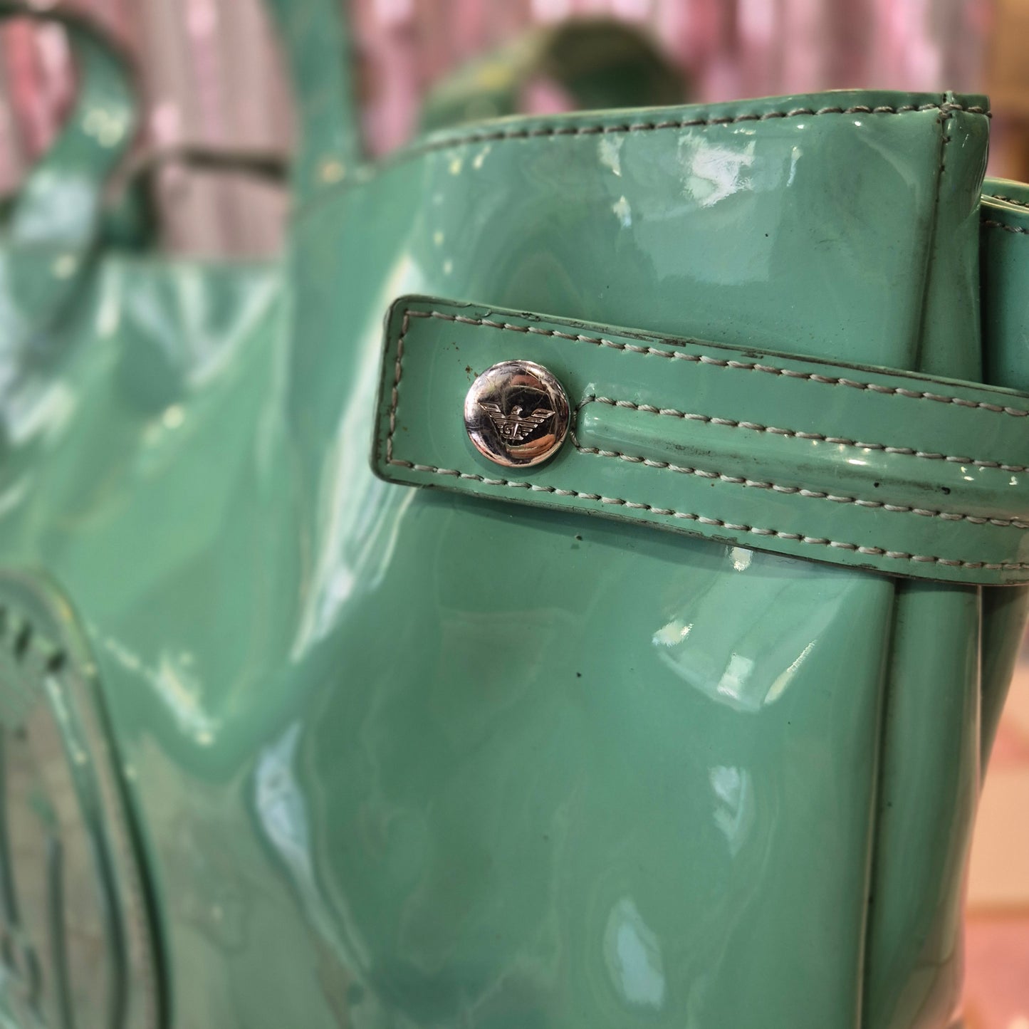 Armani Jeans PVC Tote Bag