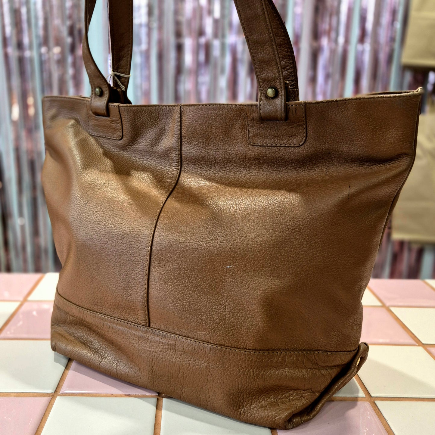Leather Tote Bag