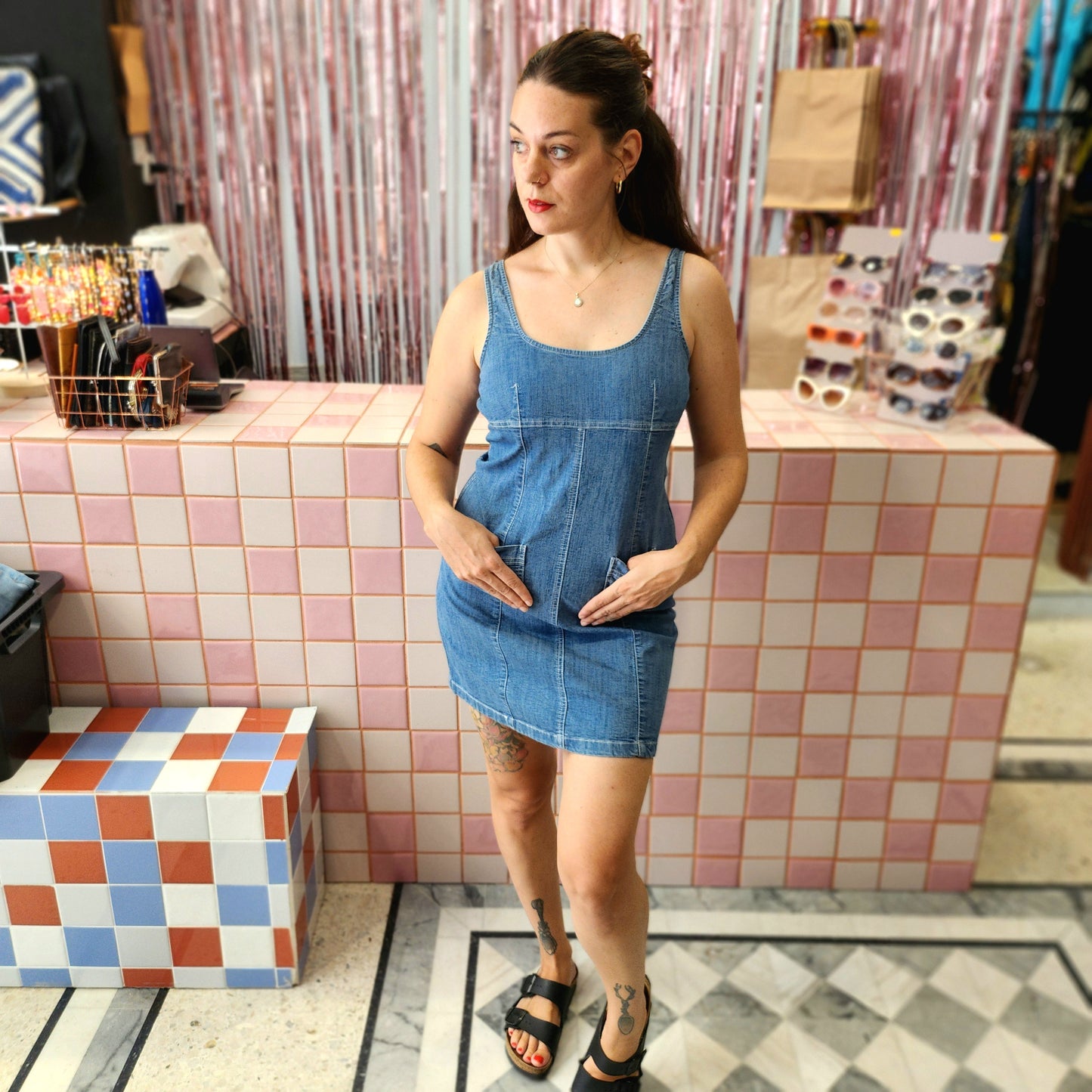 Denim Mini Dress