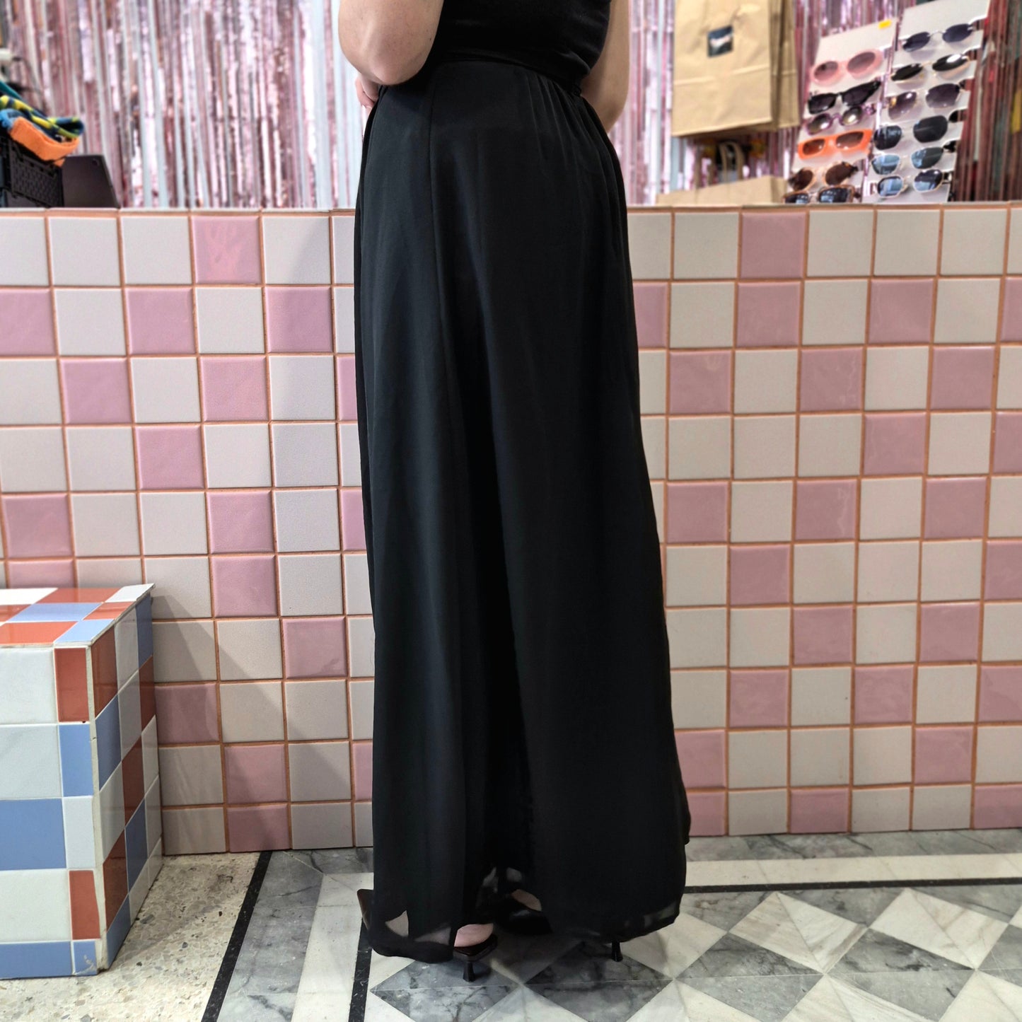 Elegant Pleated Maxi Skirt