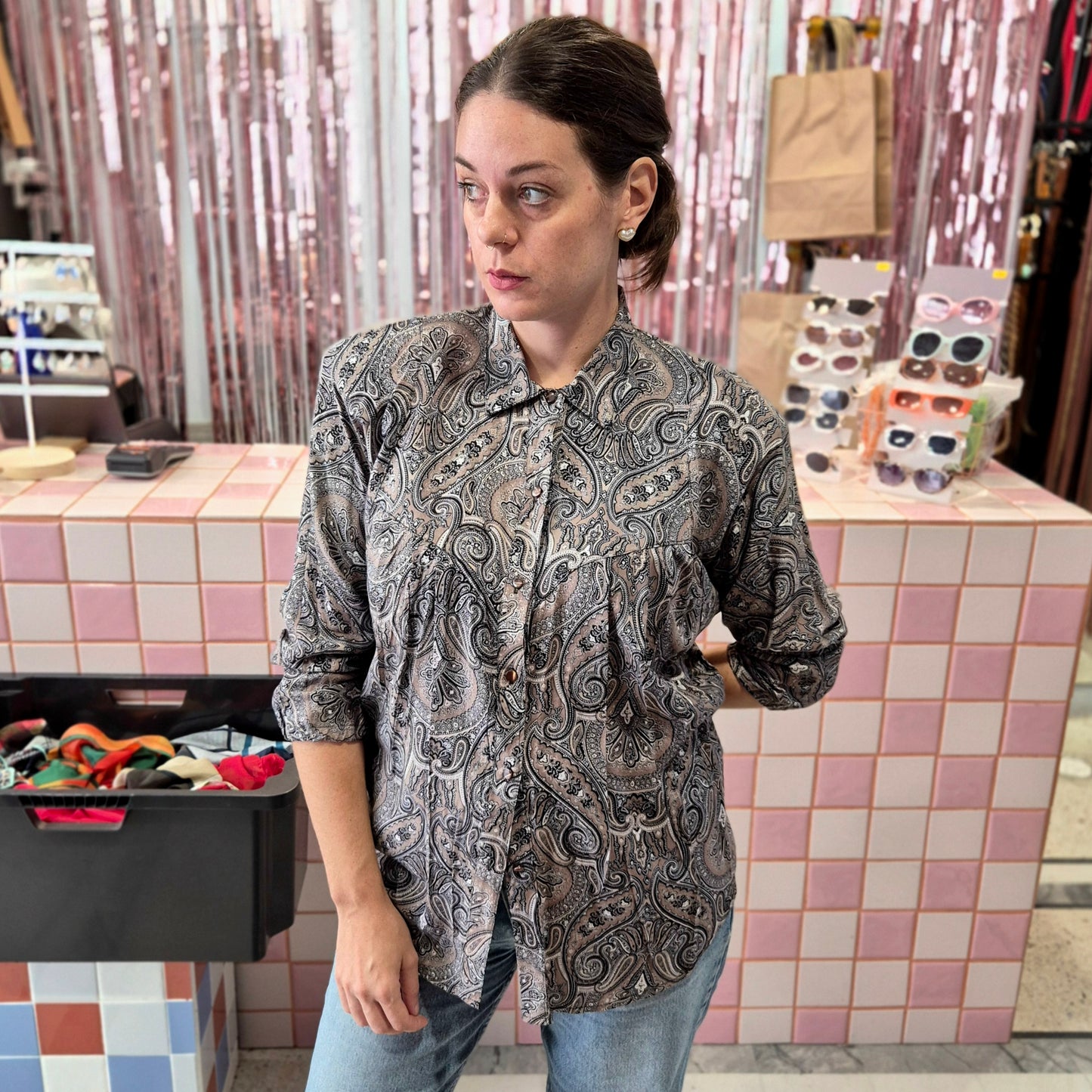 Vintage Patterned Shirt