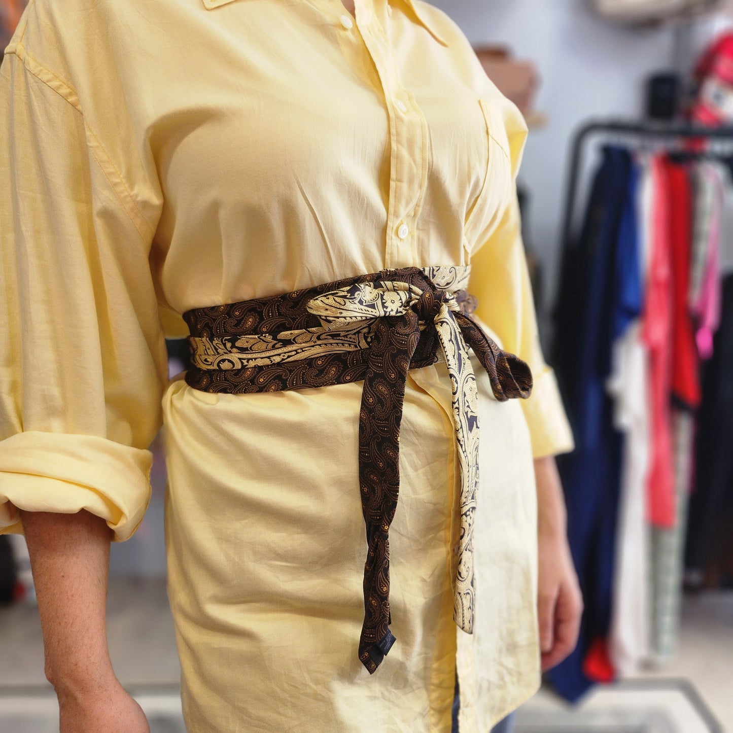 Reworked Tie Belt gold