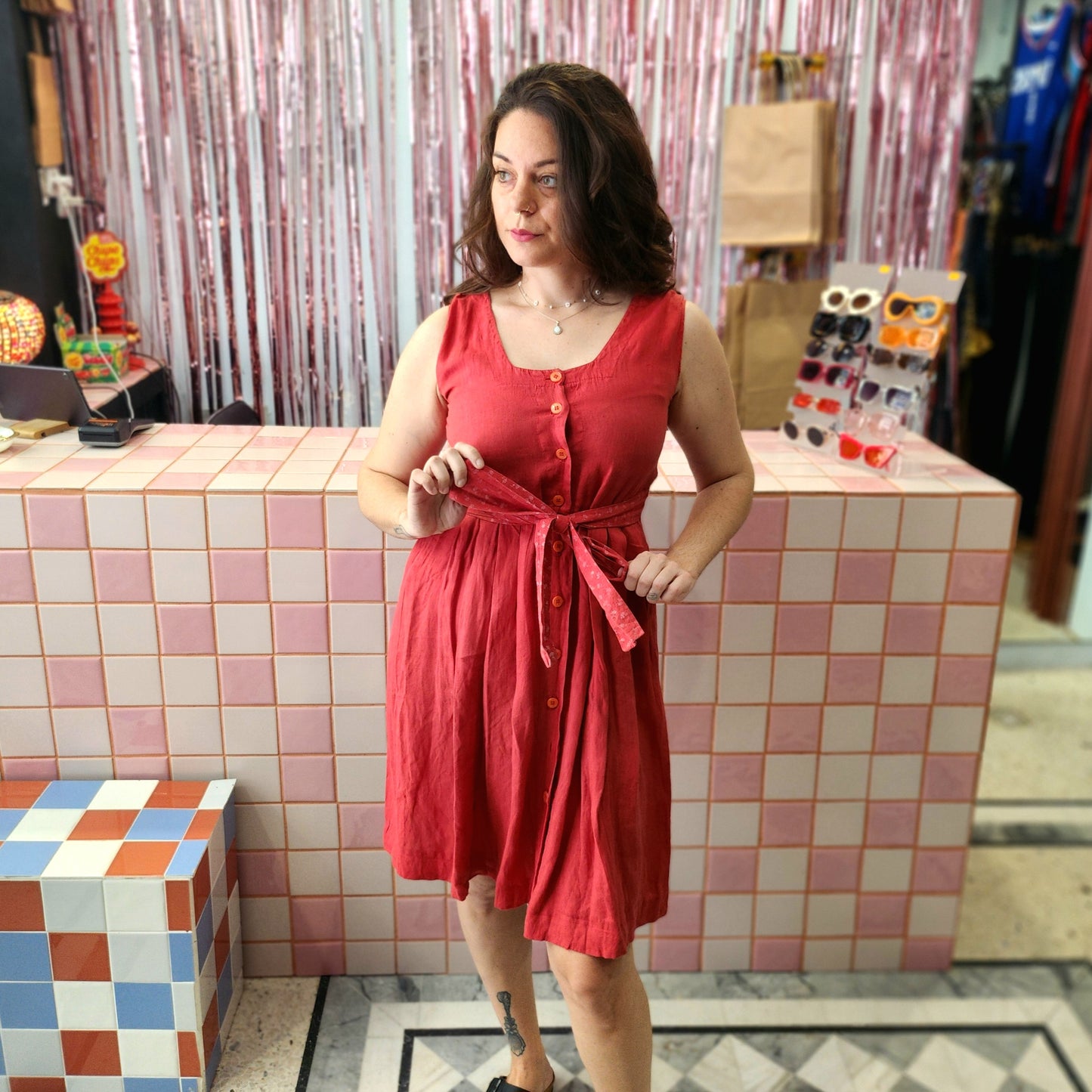 Cute Linen Dress