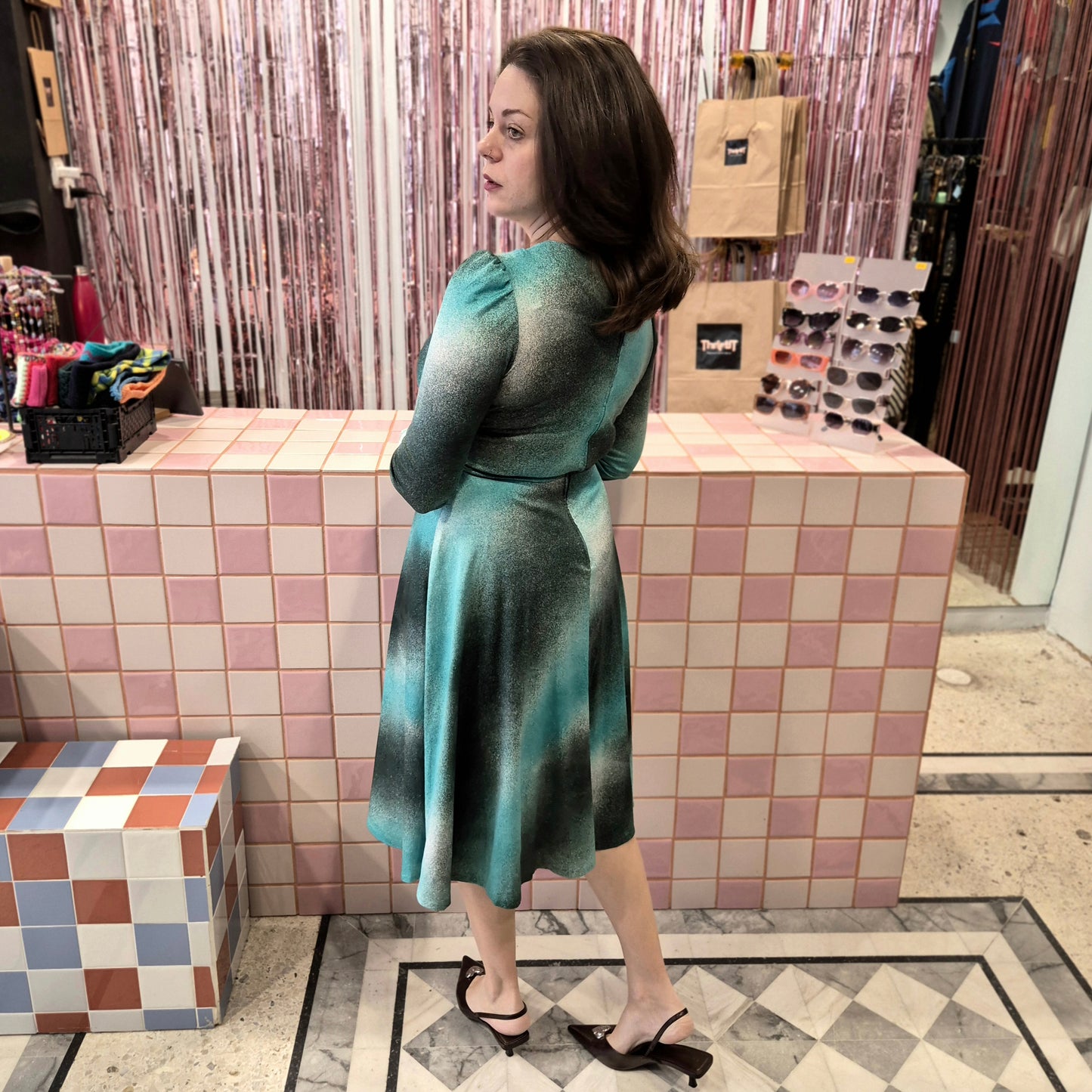 Beautiful Vintage Flowy Dress