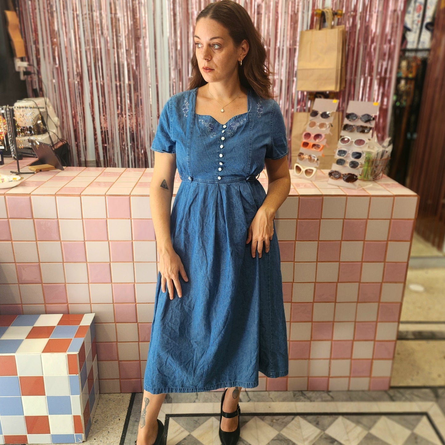 Cute Princess Denim Dress