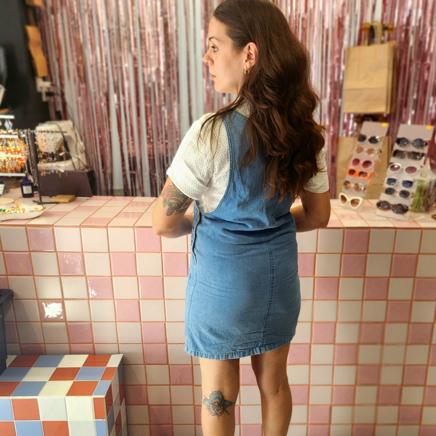 Overalls Mini Dress