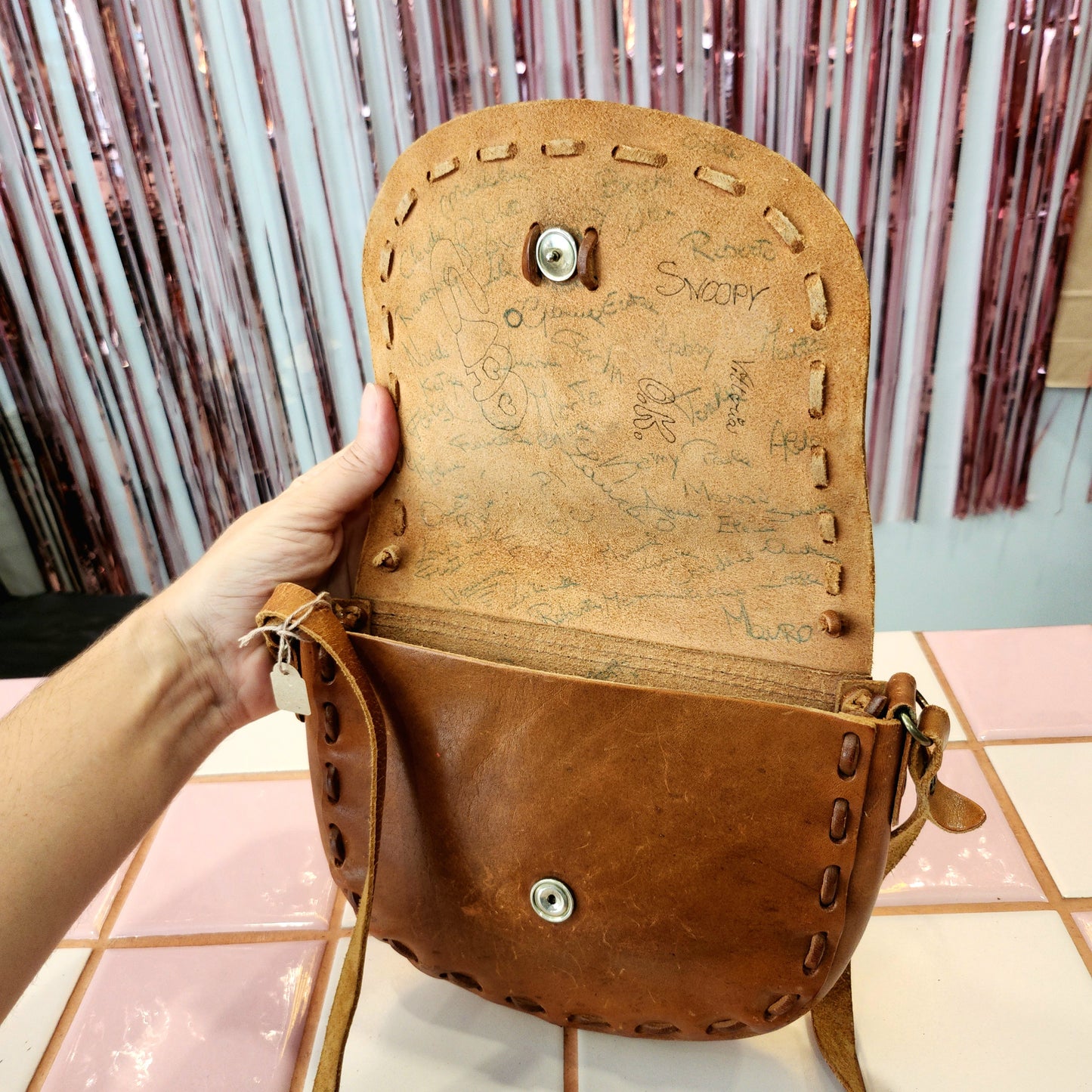 Vintage Leather Mini Bag