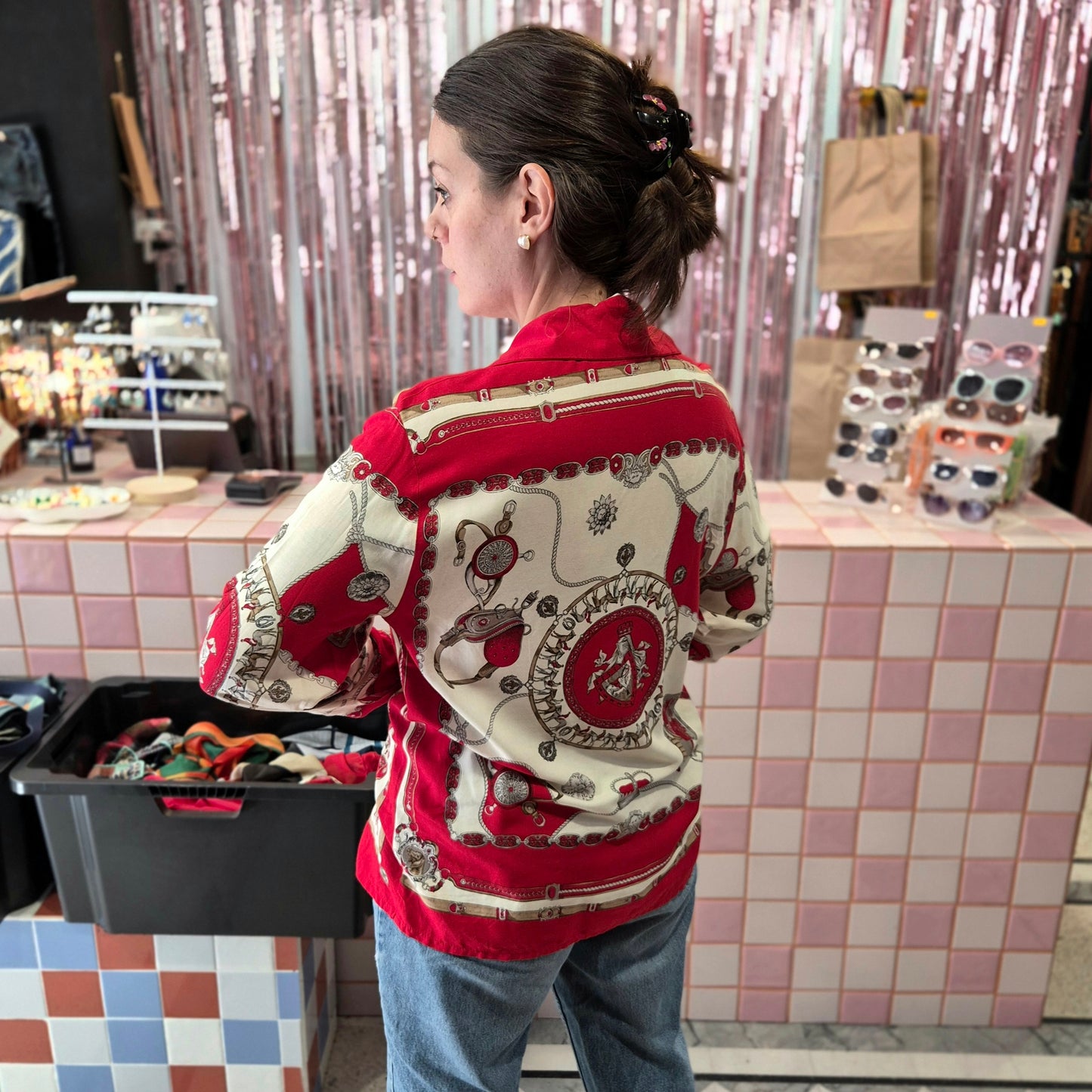 Beautiful Vintage Patterned Shirt