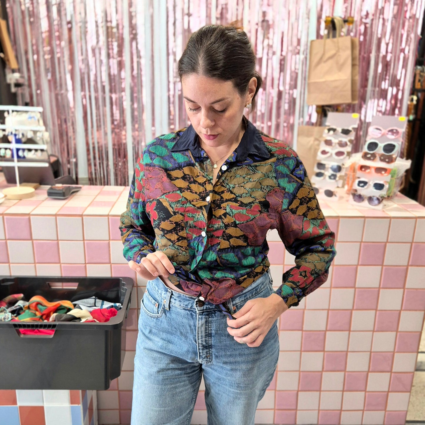 Vintage Patterned Shirt