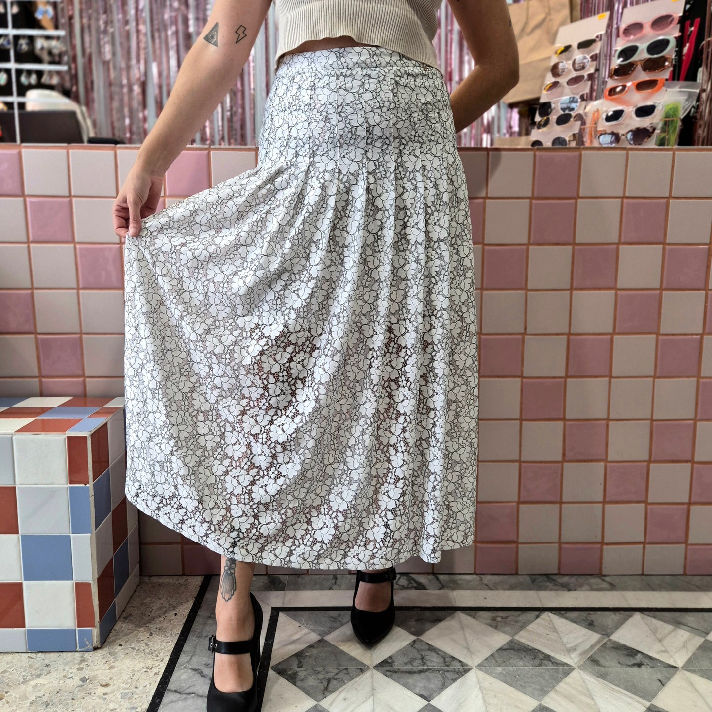 Maxi Lace Skirt