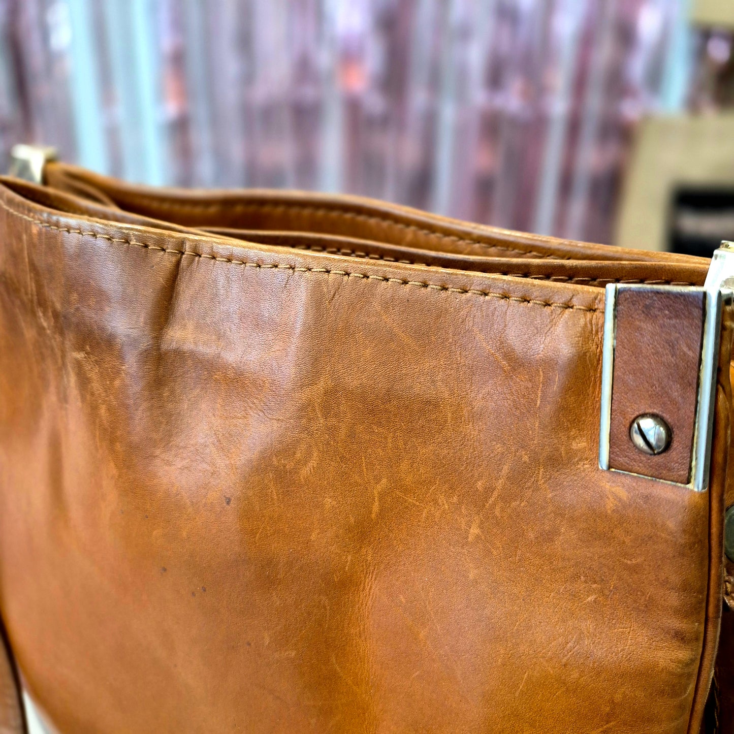 Vintage Leather Shoulder Bag