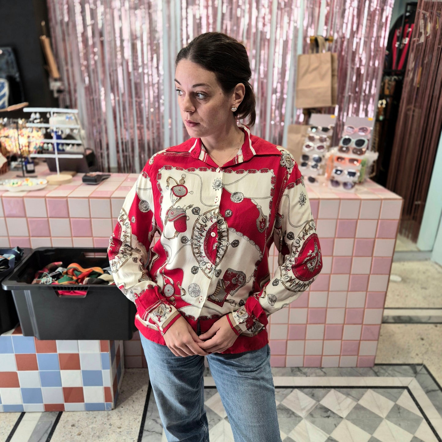 Beautiful Vintage Patterned Shirt