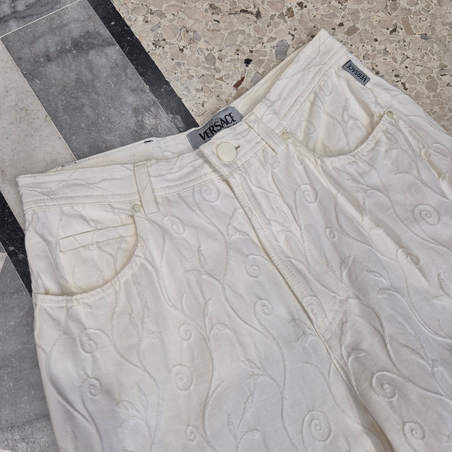 Versace womens Detailed Pants