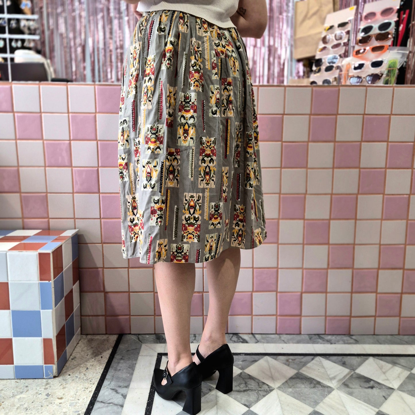 Vintage Pleated Skirt