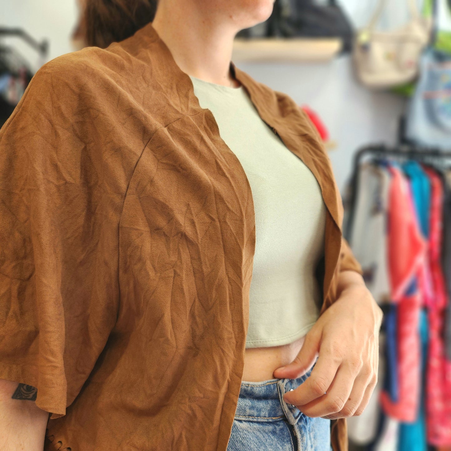 Western Duster with Fringe