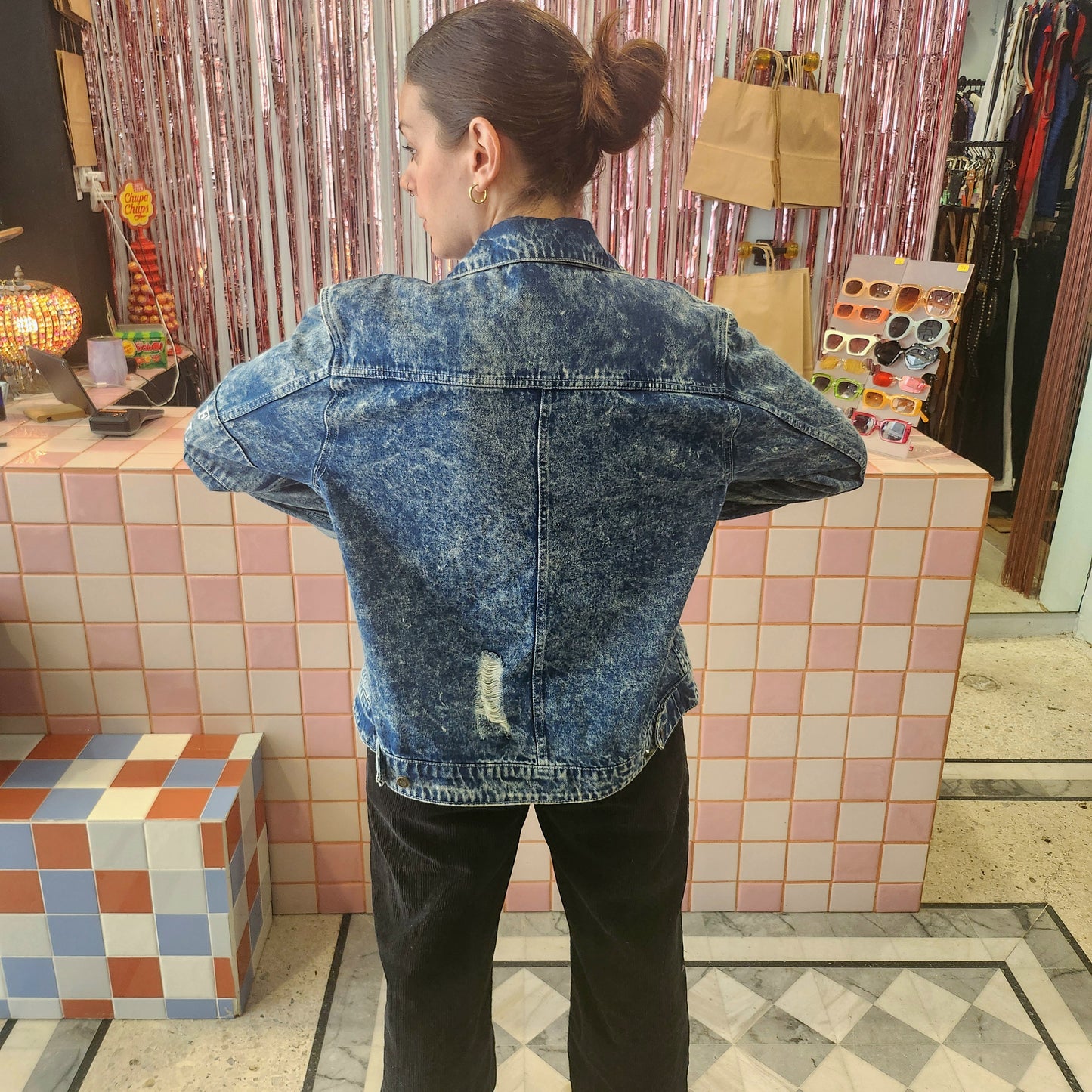 Distressed Denim Jacket