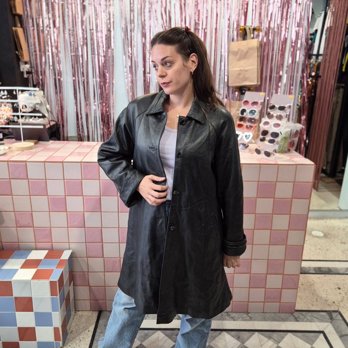 Leather Coat