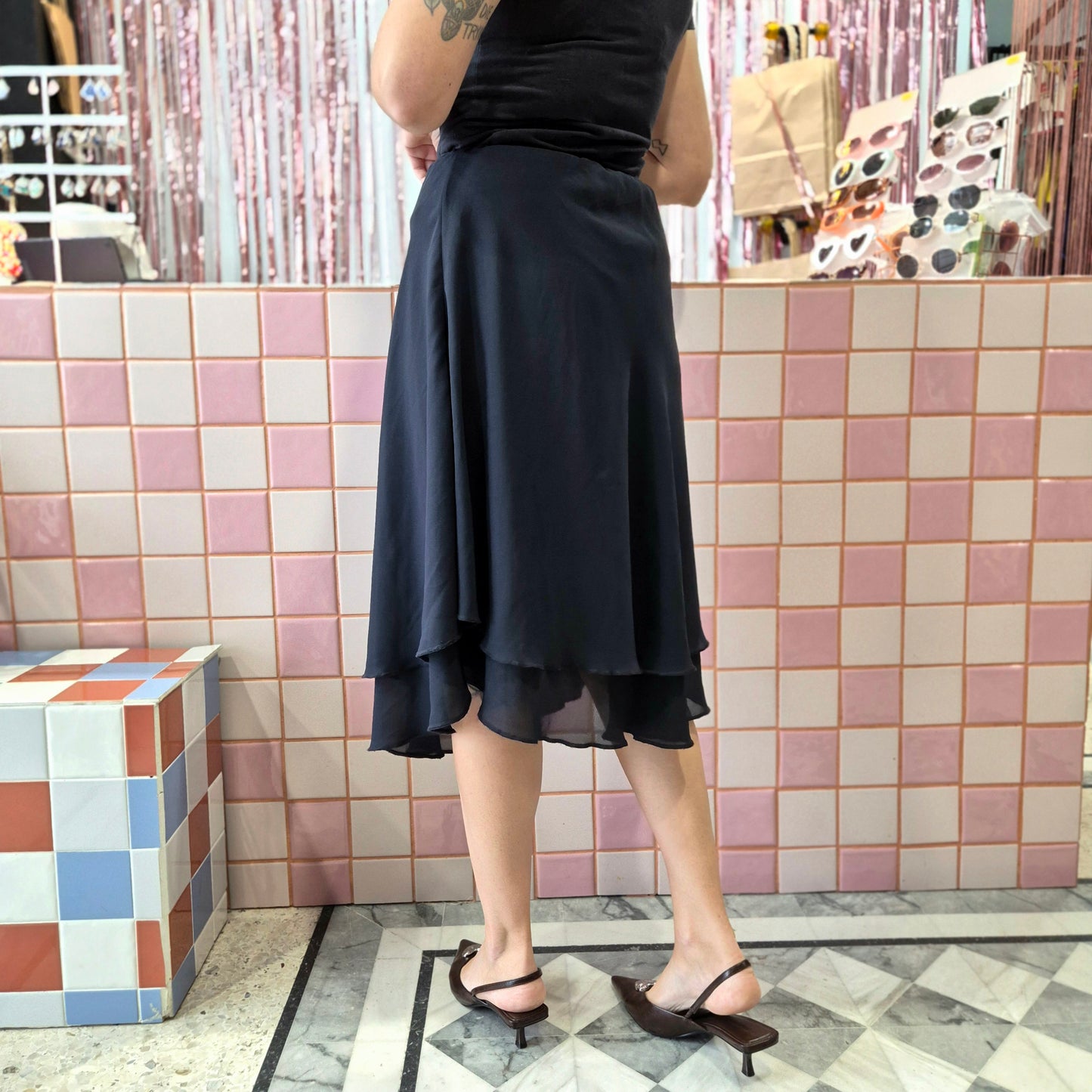 Flowy Blue Skirt