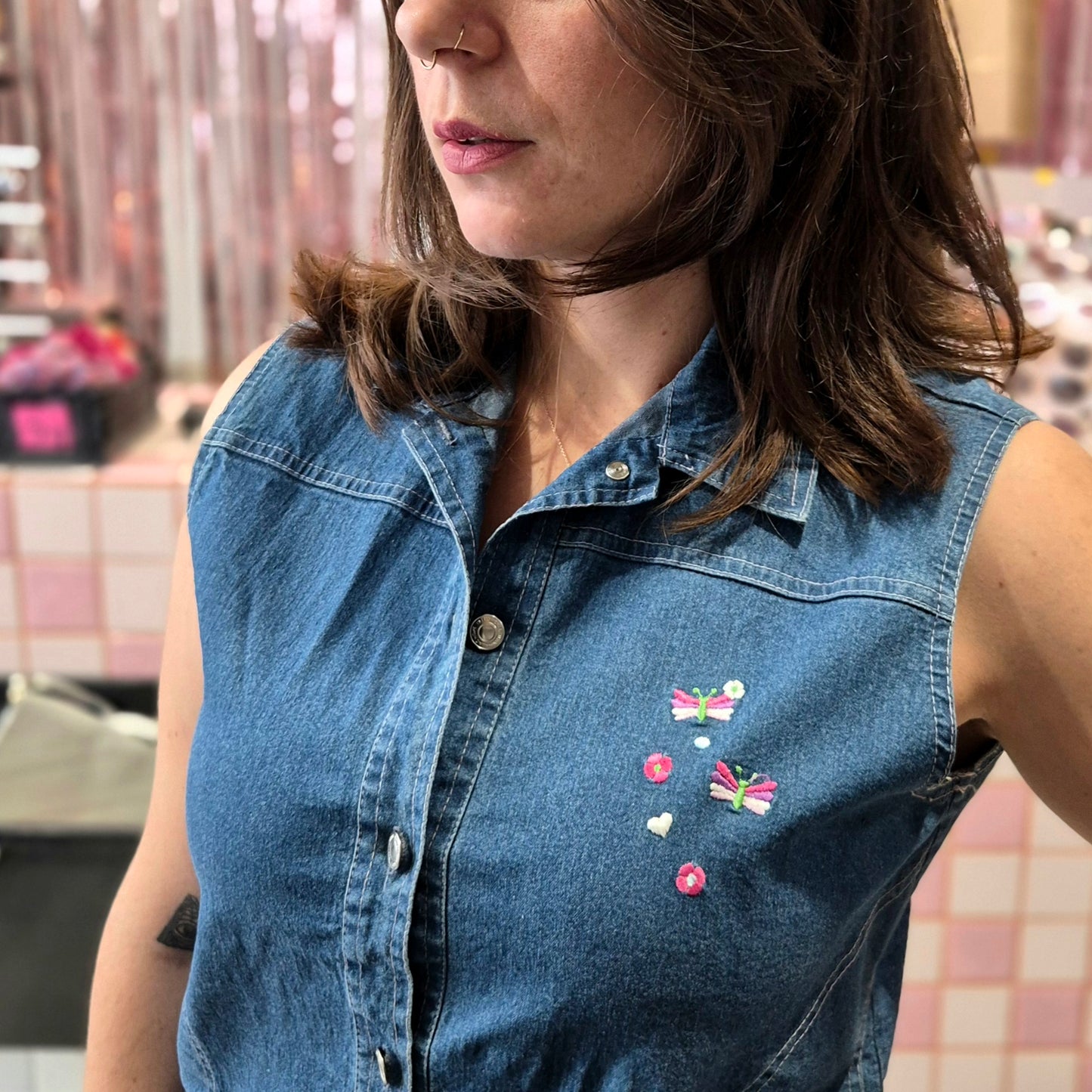 Cute Denim Vest