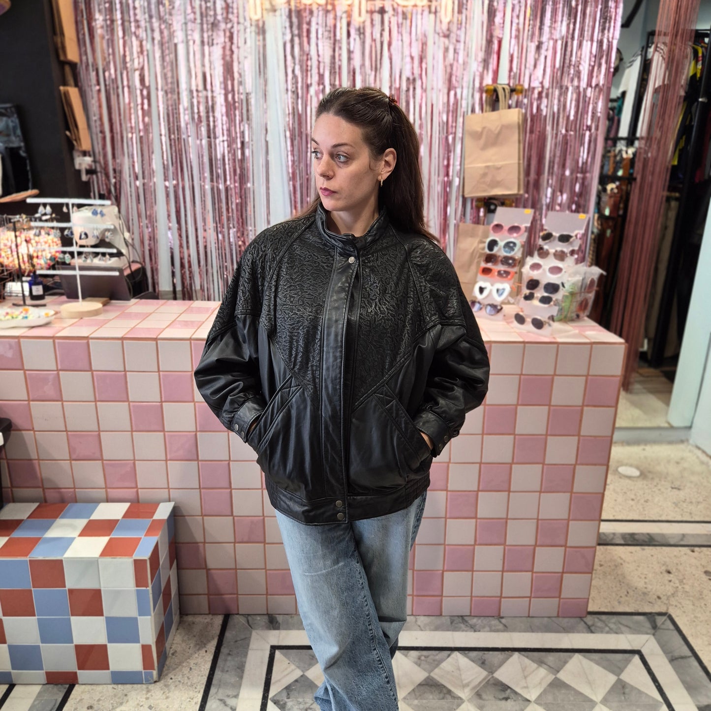 Beautiful 80's Leather Jacket