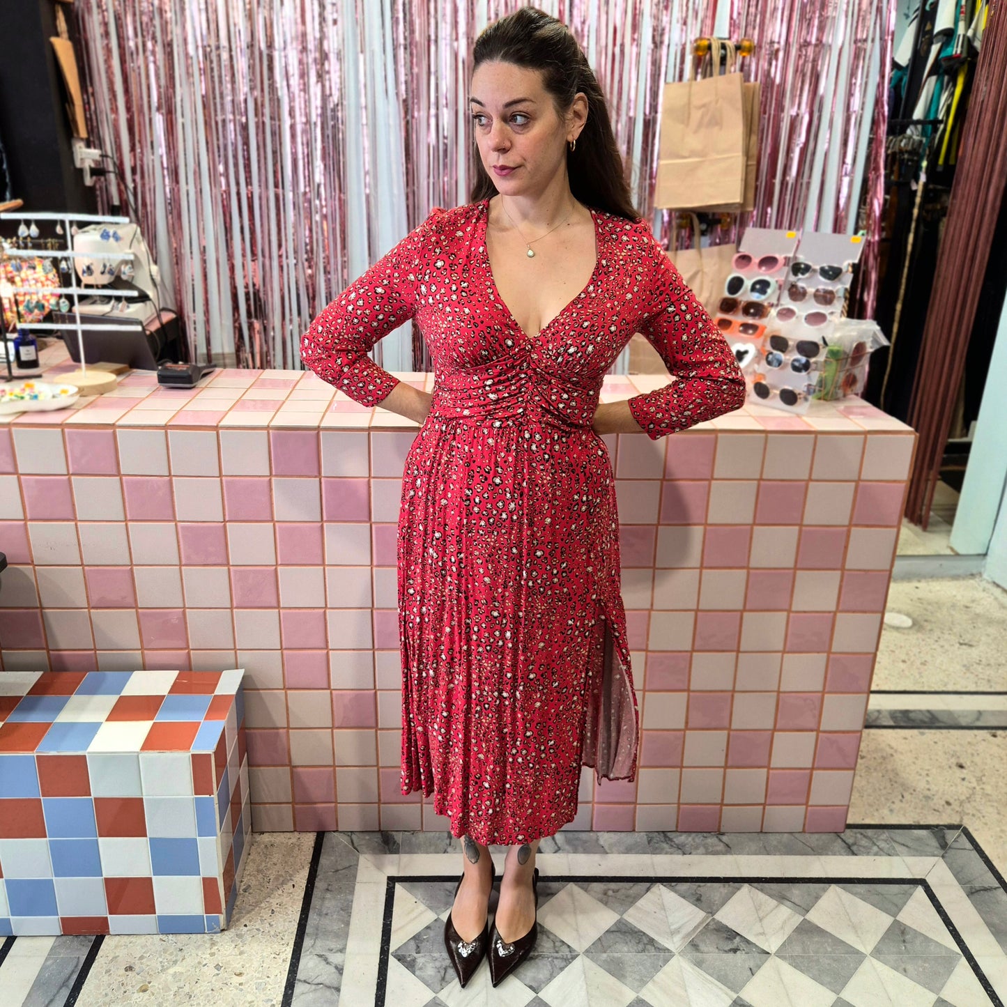 Comfy Patterned Dress