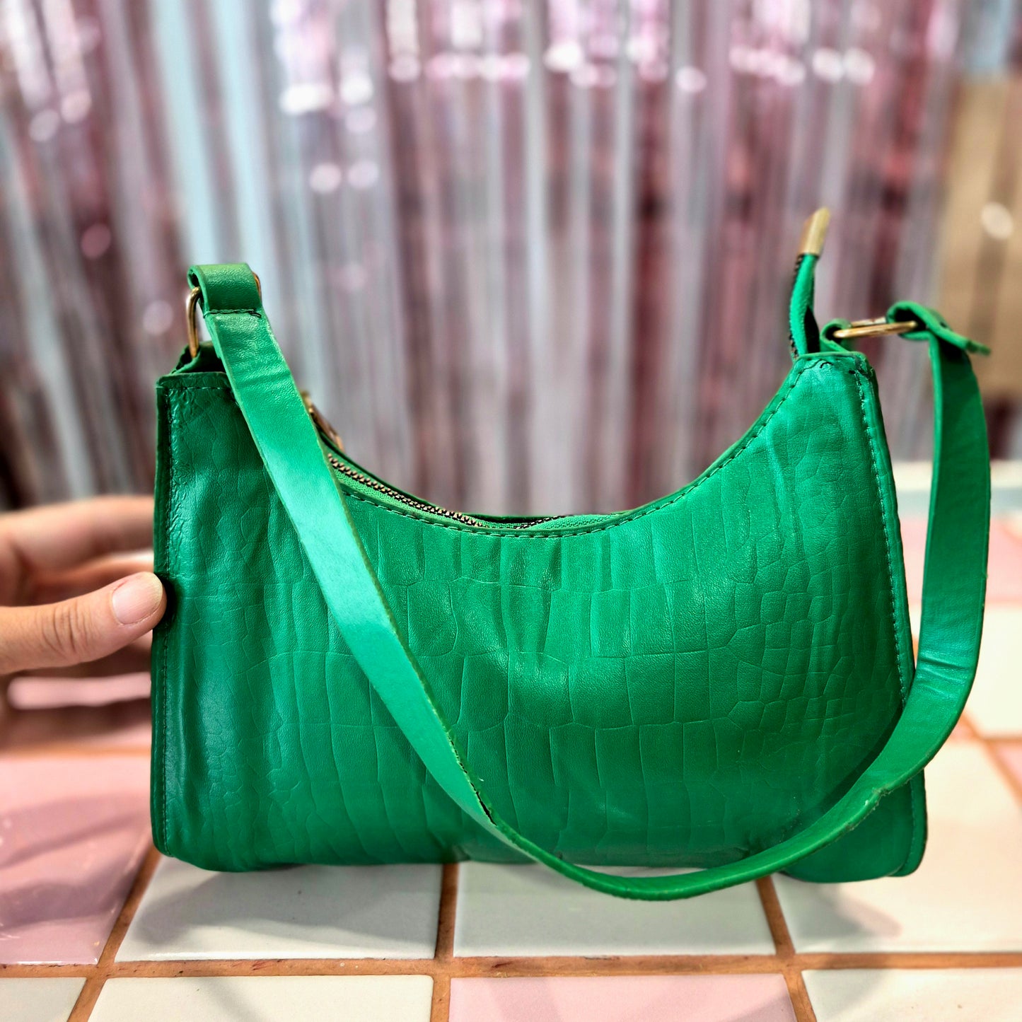 Green Shoulder Bag