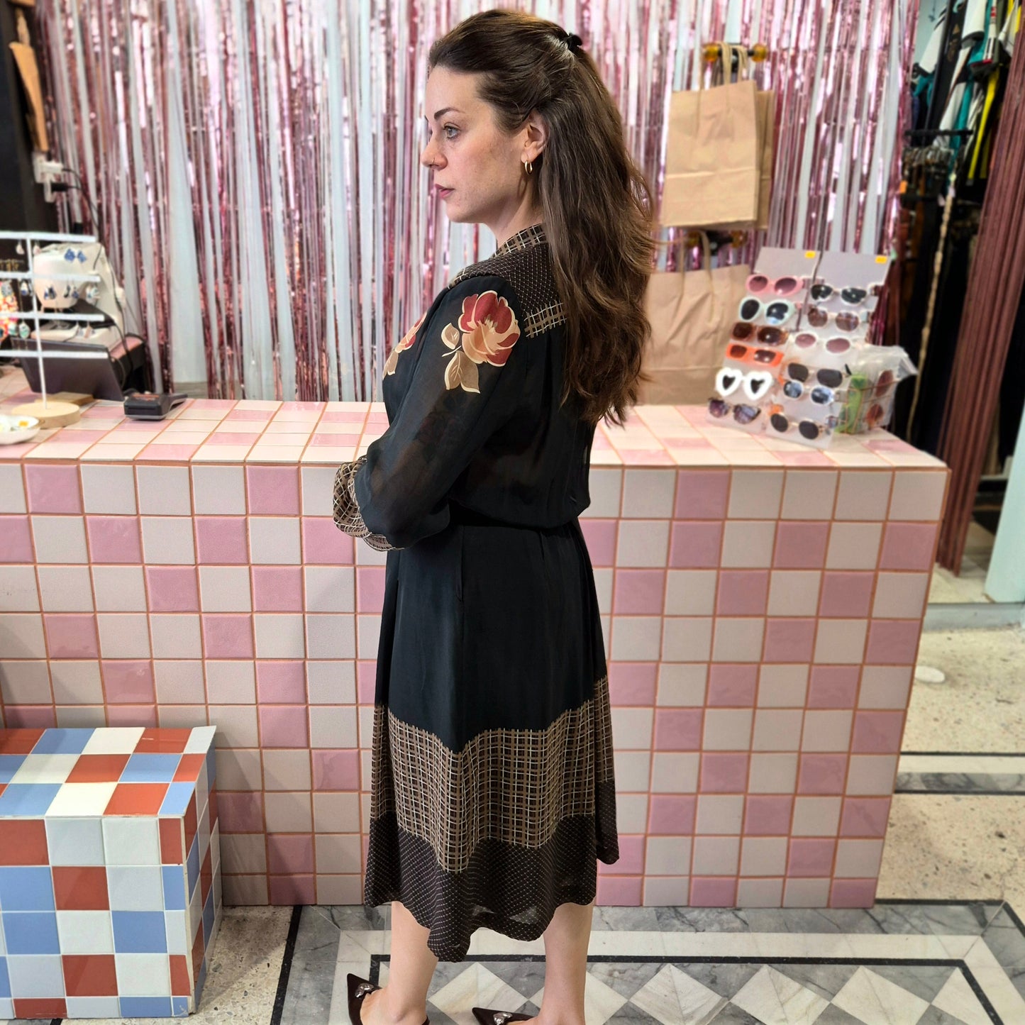 Sheer Vintage Dress