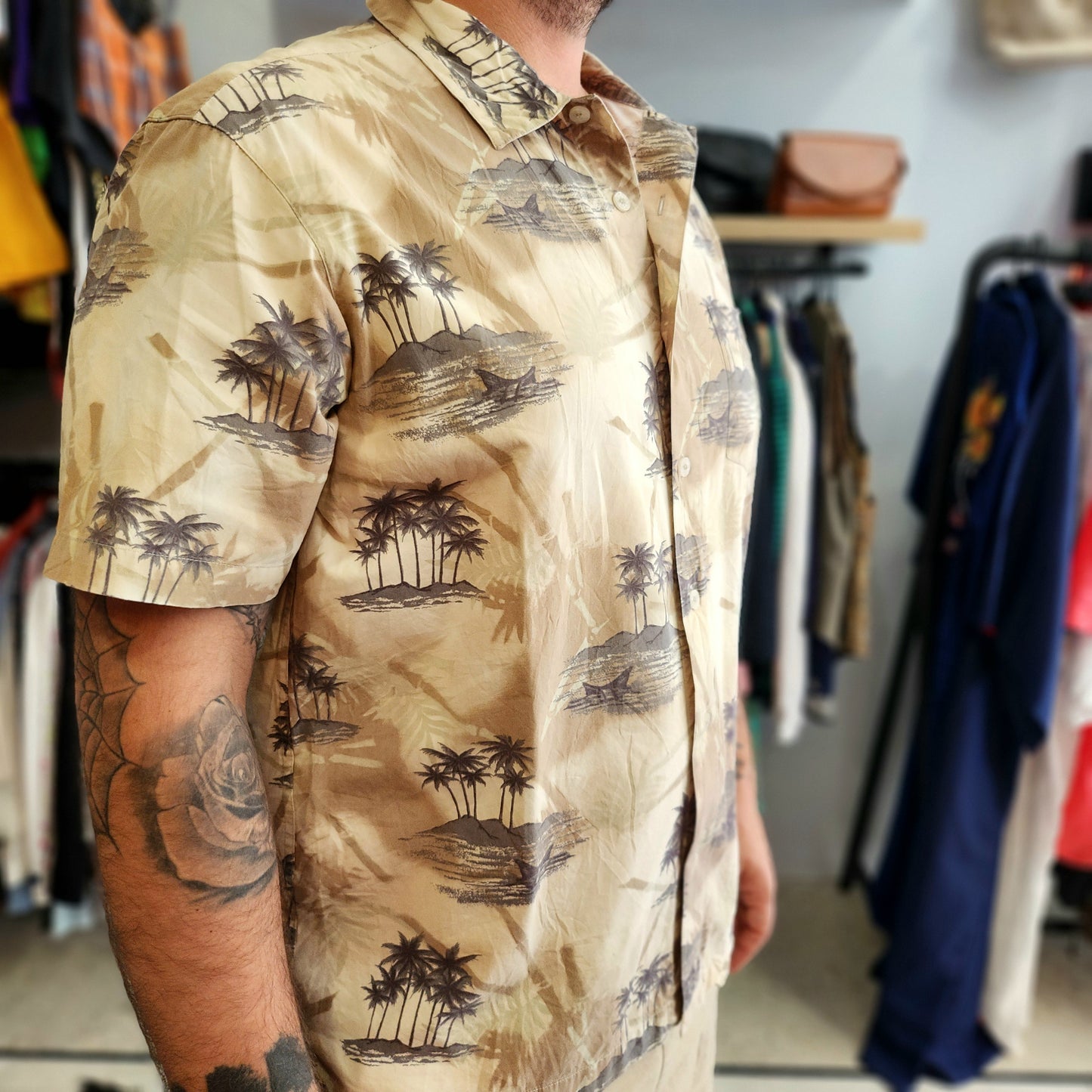 Hawaiian Mens Shirt 100% Cotton