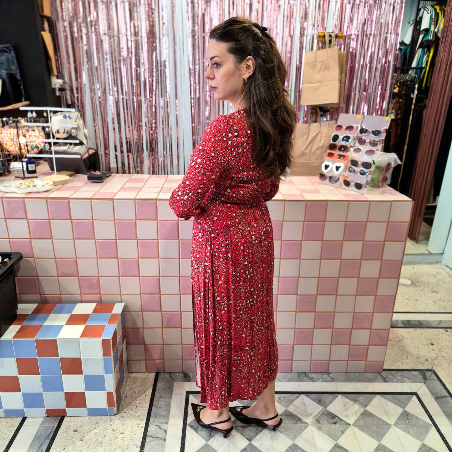 Comfy Patterned Dress