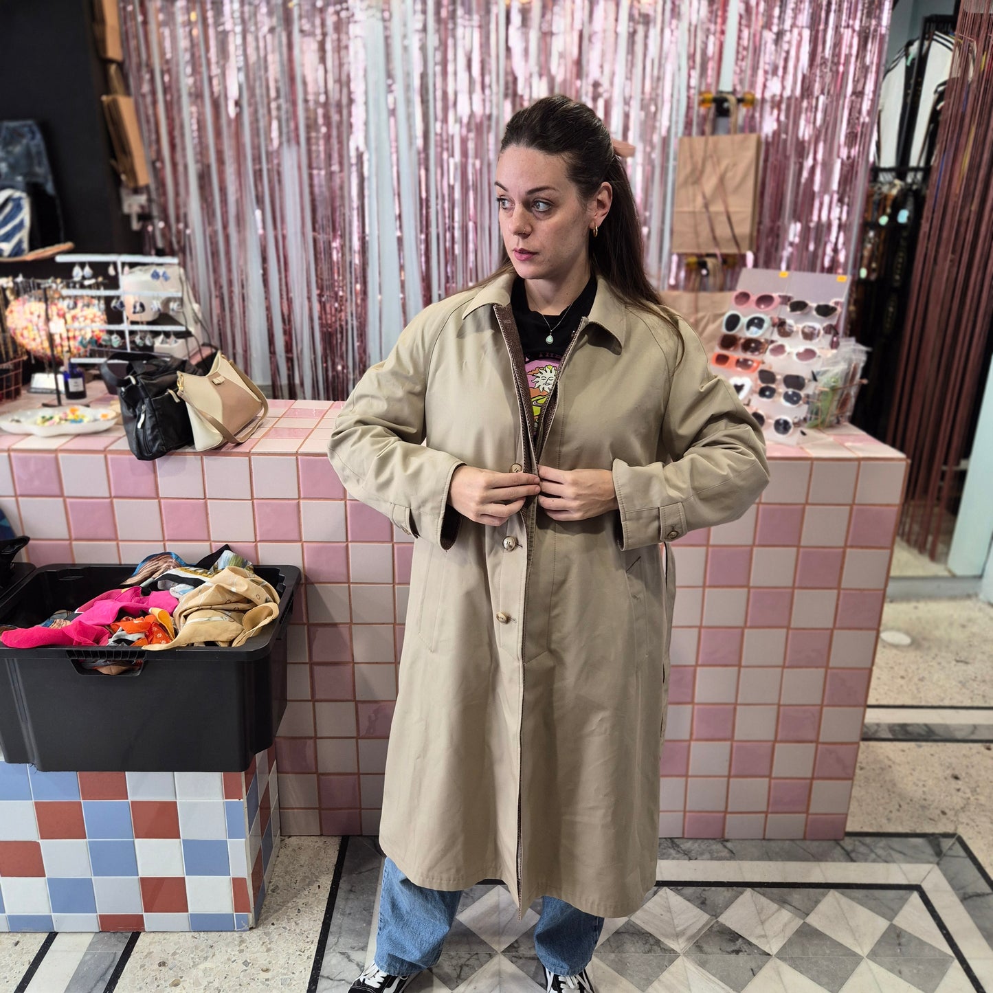 Reversible Trench Coat