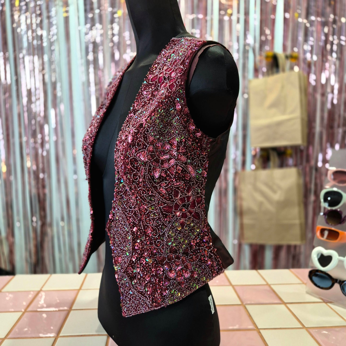 Beautiful Vintage Beaded Vest