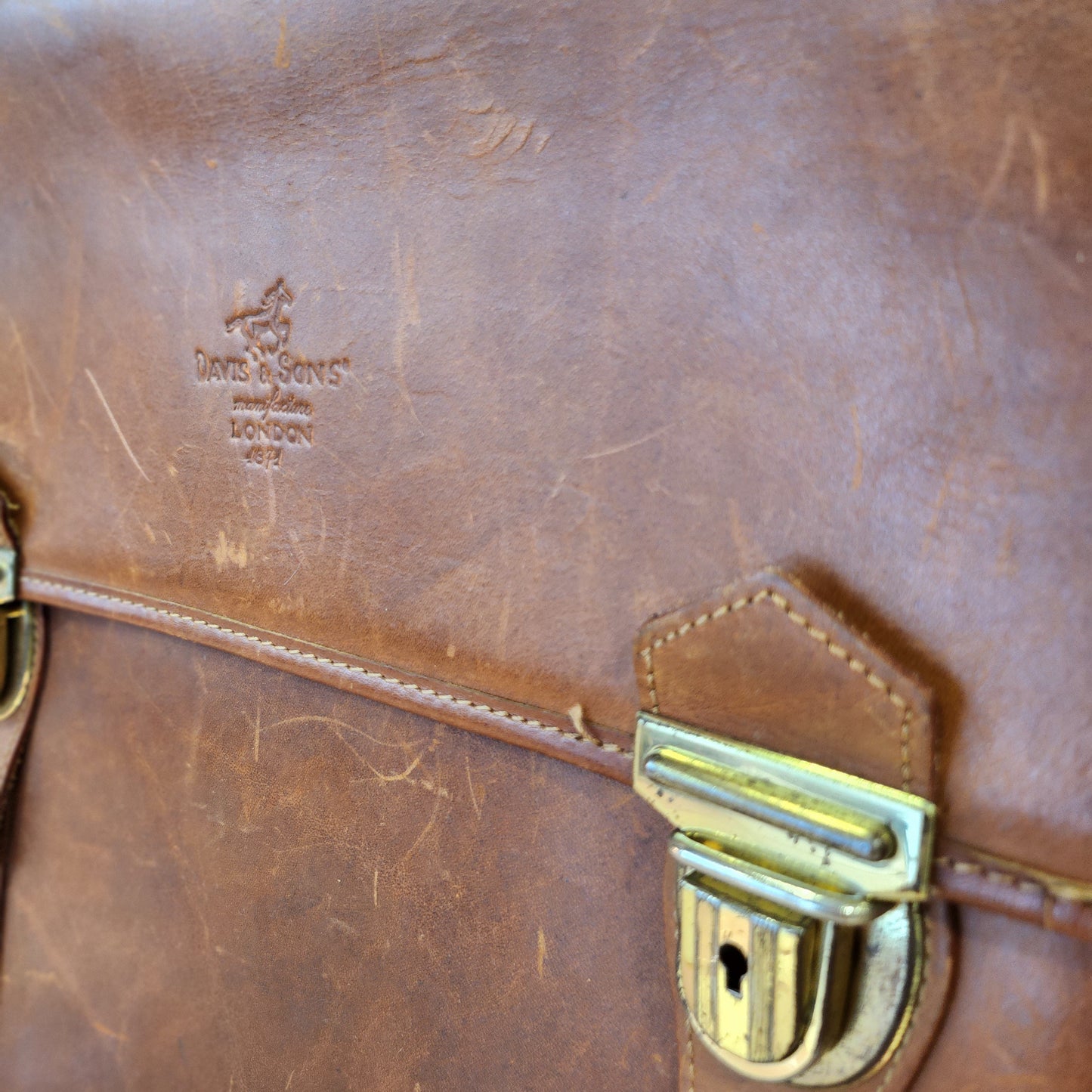Davis & Sons Leather Briefcase