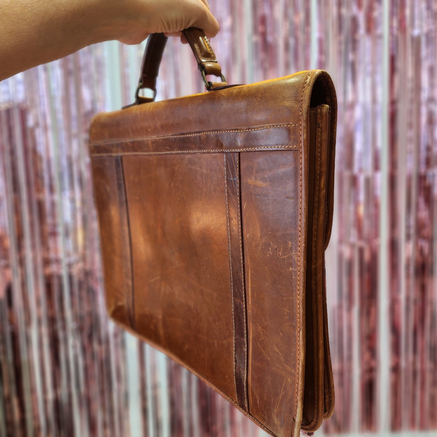 Davis & Sons Leather Briefcase