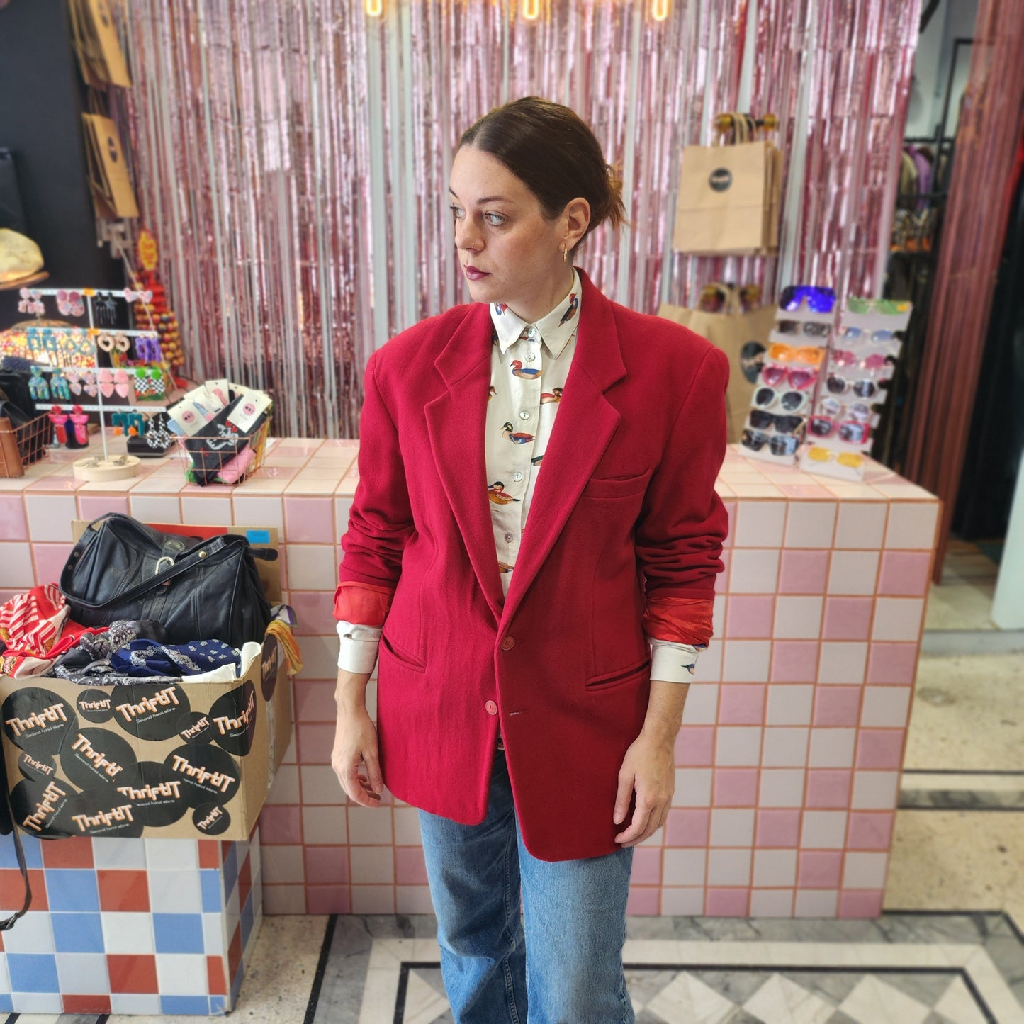 Vintage Felted Blazer